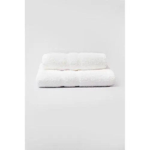 Juego de Toallas Franco Valente Algodón 500 Gs Blanco