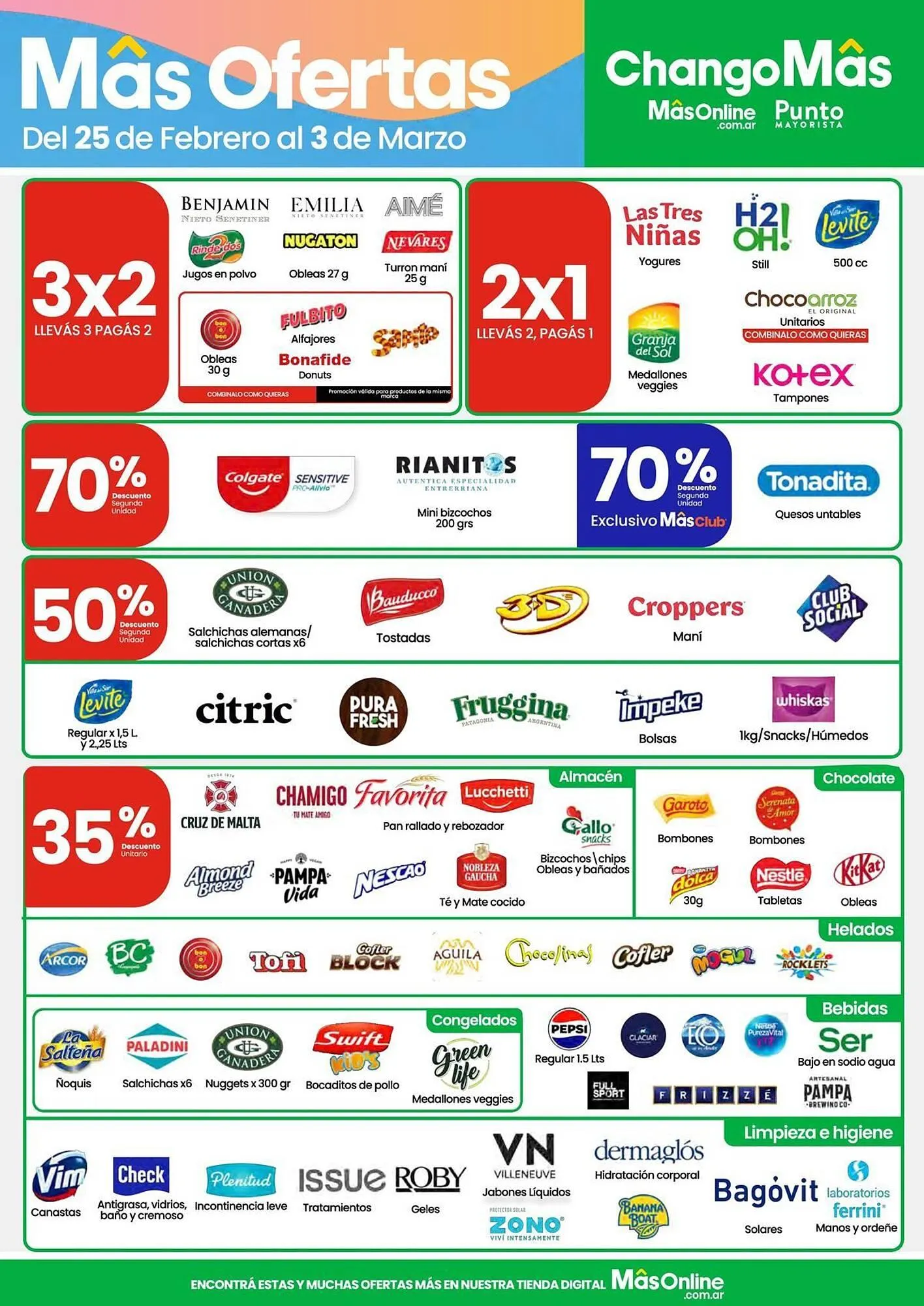 Ofertas de Catálogo Changomas 25 de febrero al 3 de marzo 2026 - Página 2 del catálogo