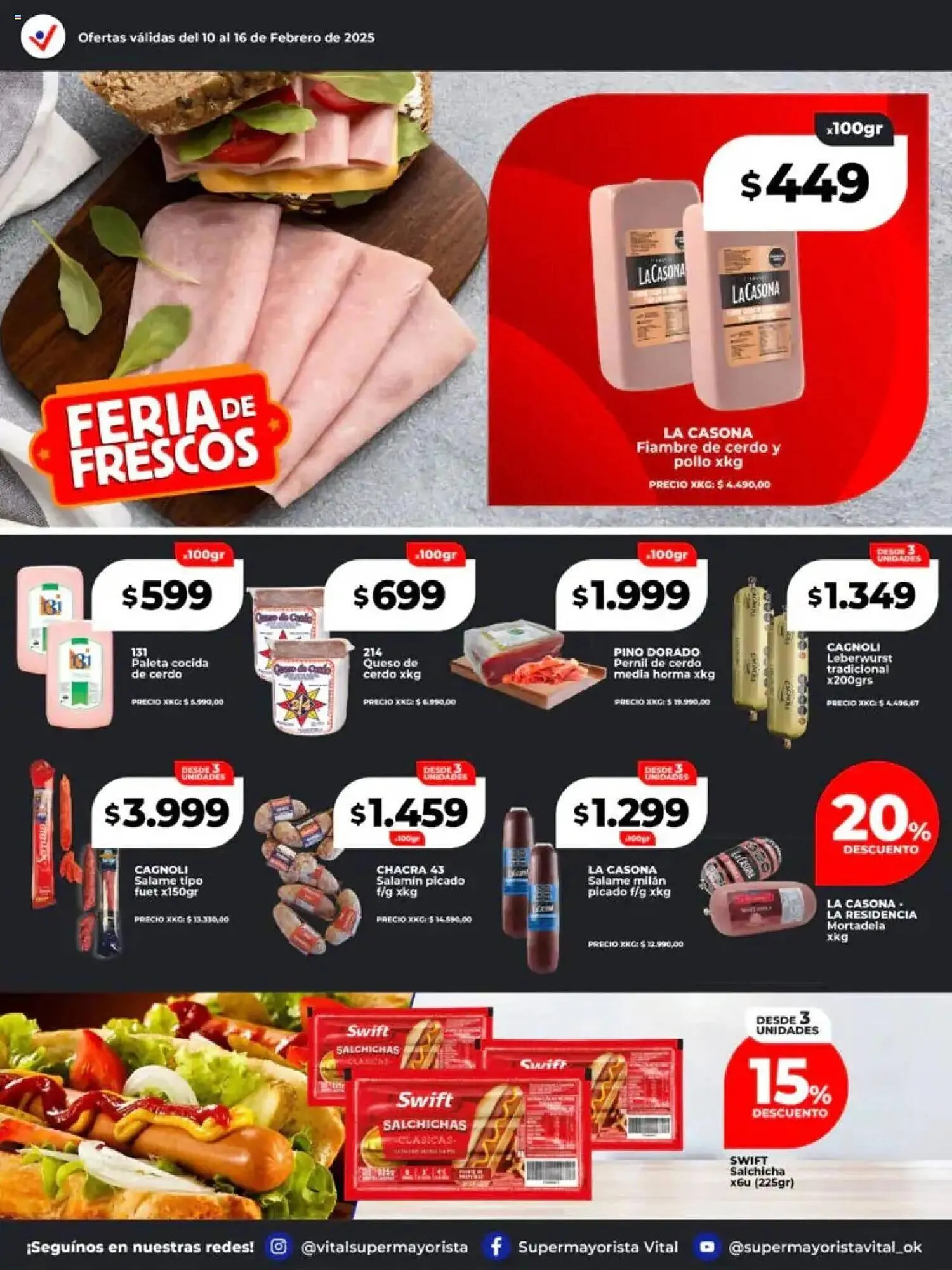 Ofertas de Catálogo Supermayorista Vital 10 de febrero al 16 de febrero 2025 - Página 27 del catálogo
