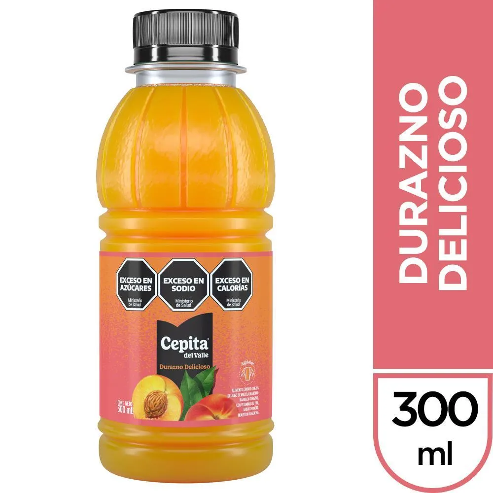 Jugo CEPITA DEL VALLE Durazno Delicioso 300 Ml
