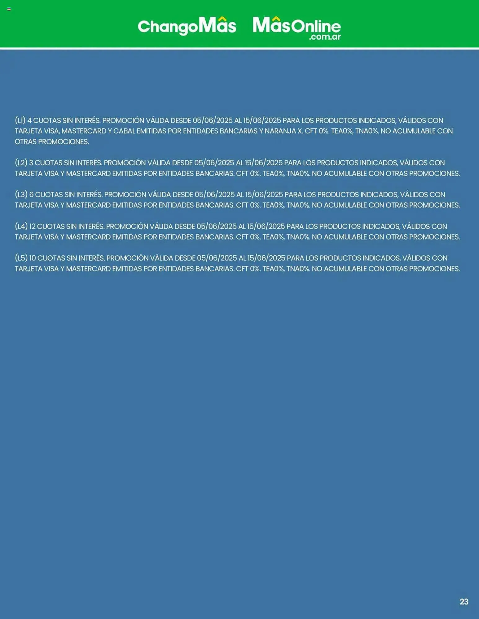 Ofertas de Catálogo Changomas 5 de junio al 16 de junio 2025 - Página 24 del catálogo