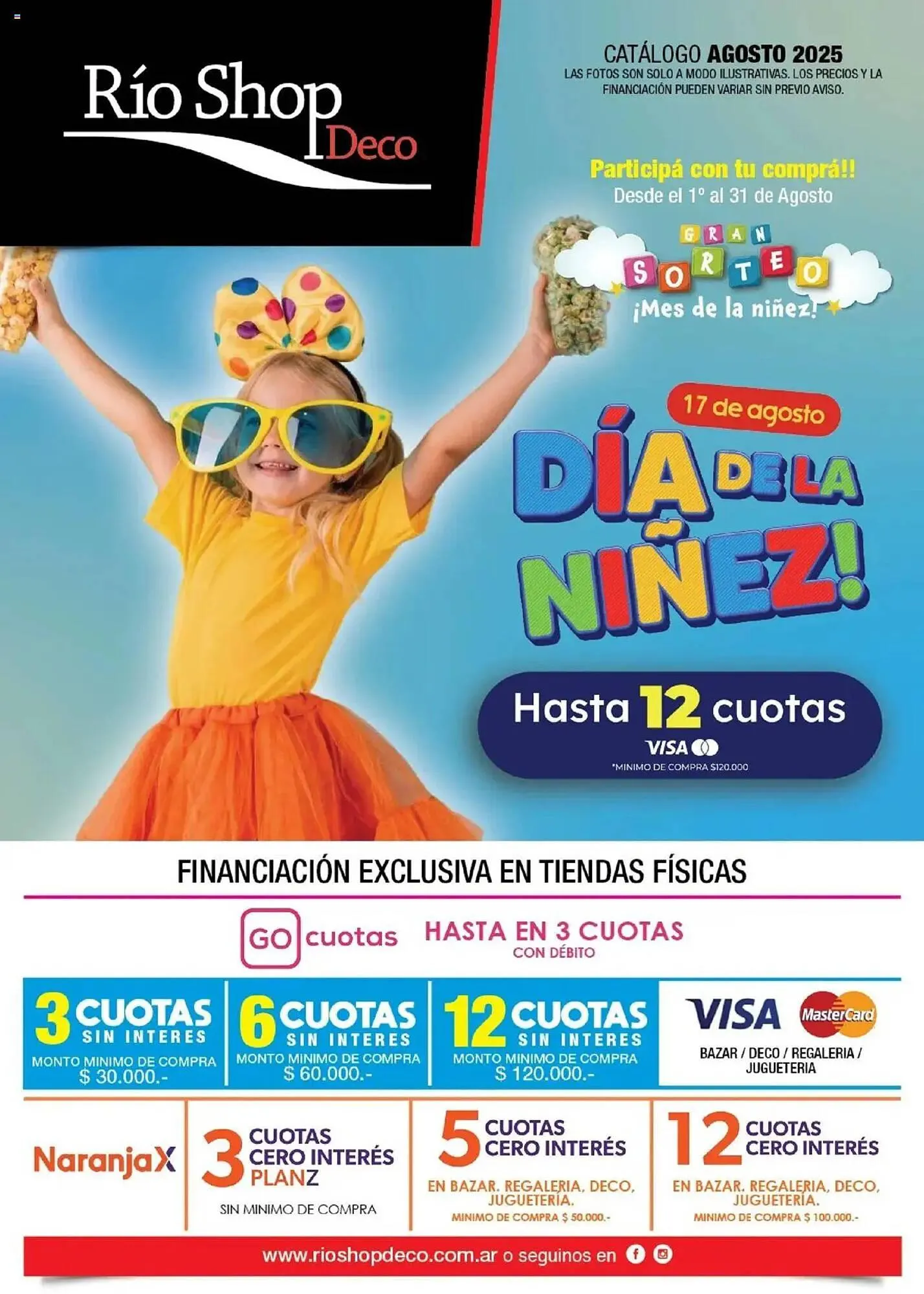 Ofertas de Catálogo Rio Shop Deco 1 de agosto al 1 de septiembre 2025 - Página 1 del catálogo