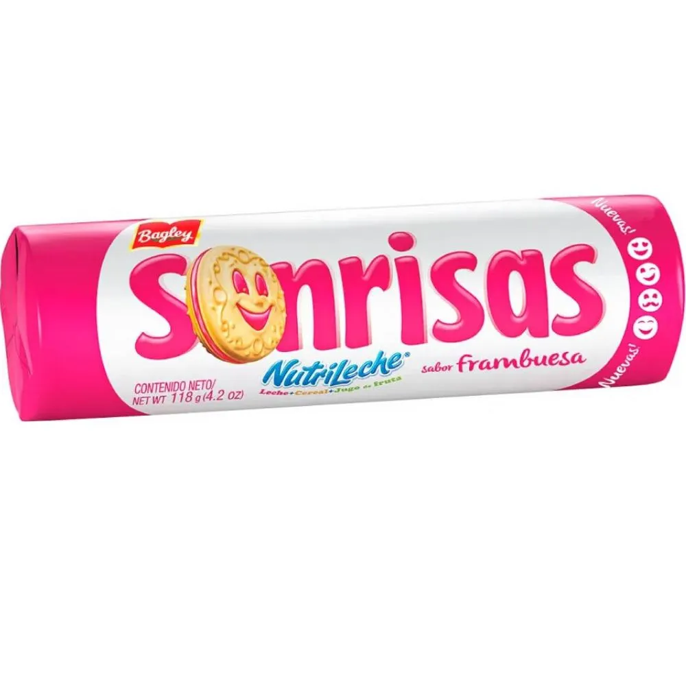 GALLETITAS DULCES SONRISAS FRAMB X 118Grs