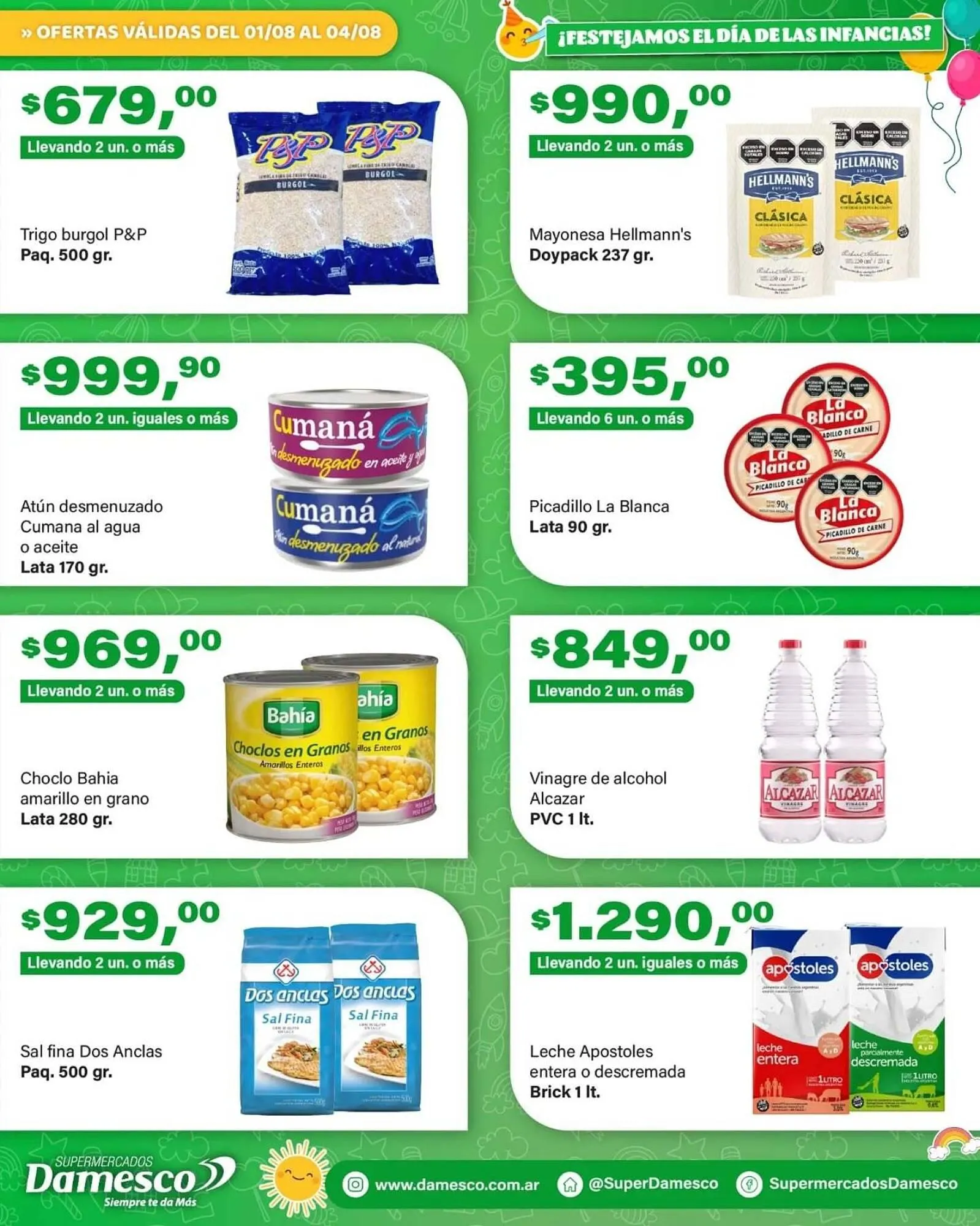 Ofertas de Catálogo Supermercados Damesco 1 de agosto al 4 de agosto 2025 - Página 4 del catálogo