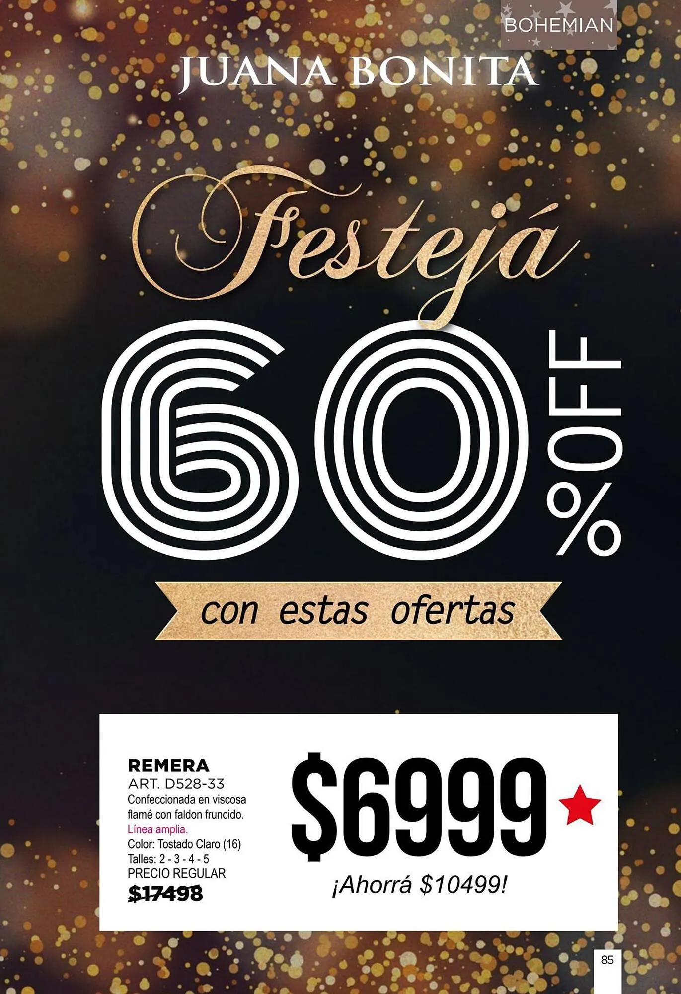 Ofertas de Catálogo Juana Bonita 27 de noviembre al 31 de diciembre 2023 - Página 187 del catálogo