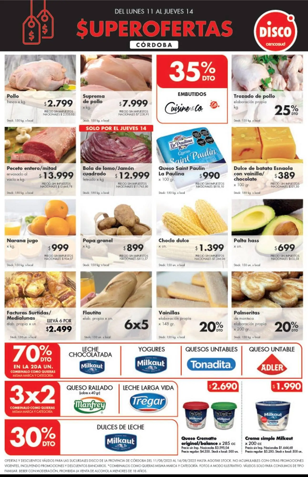 Ofertas de Catálogo Disco 11 de agosto al 14 de agosto 2025 - Página 1 del catálogo