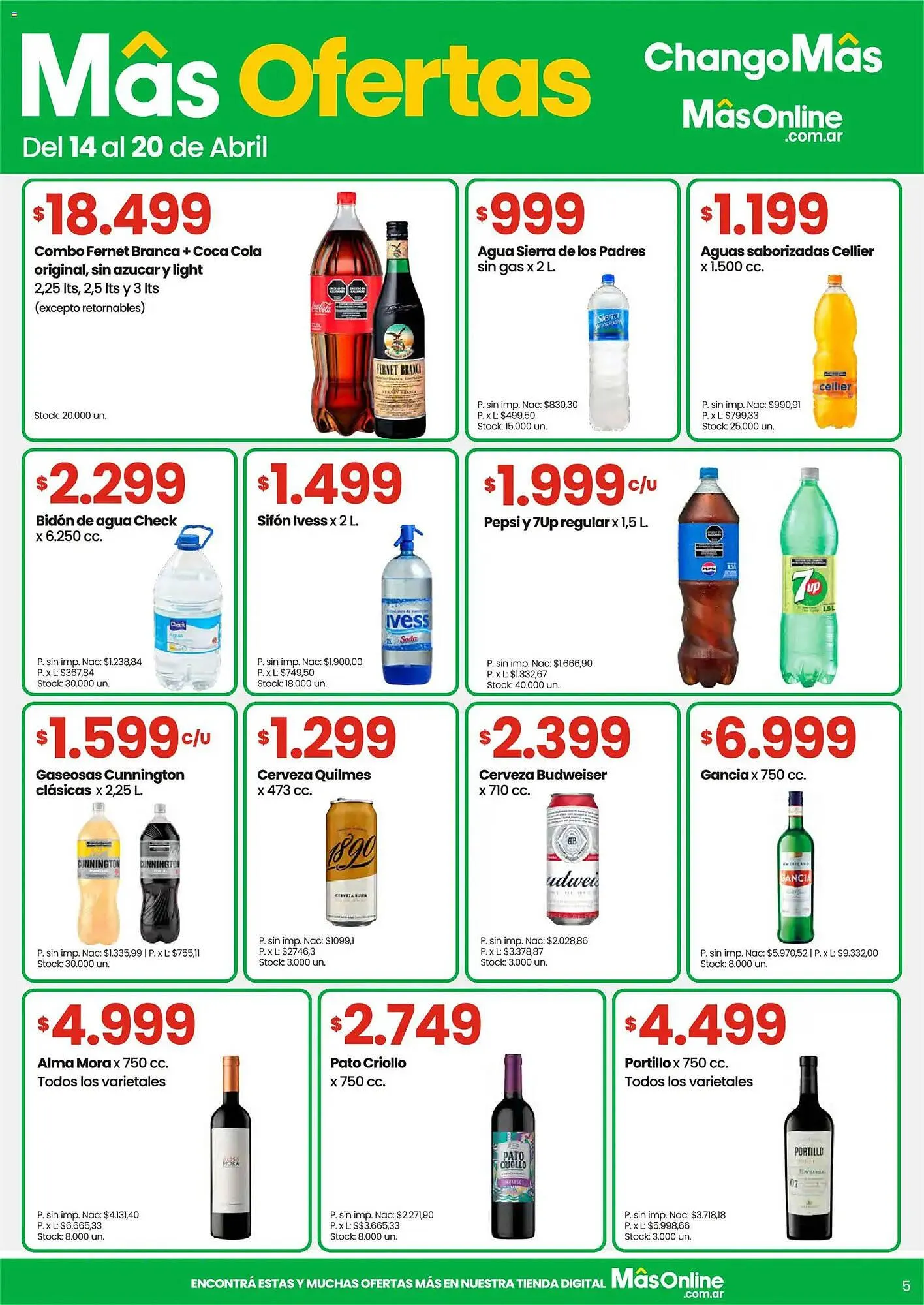 Ofertas de Catálogo Changomas 14 de abril al 20 de abril 2026 - Página 5 del catálogo