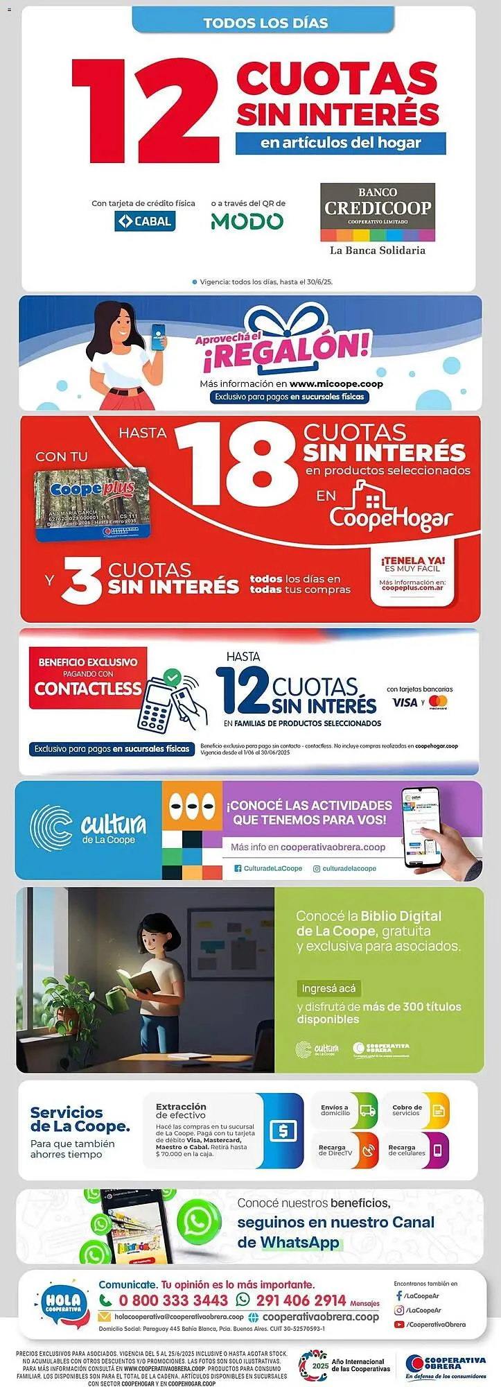 Ofertas de Catálogo Cooperativa Obrera 5 de junio al 26 de junio 2025 - Página 79 del catálogo