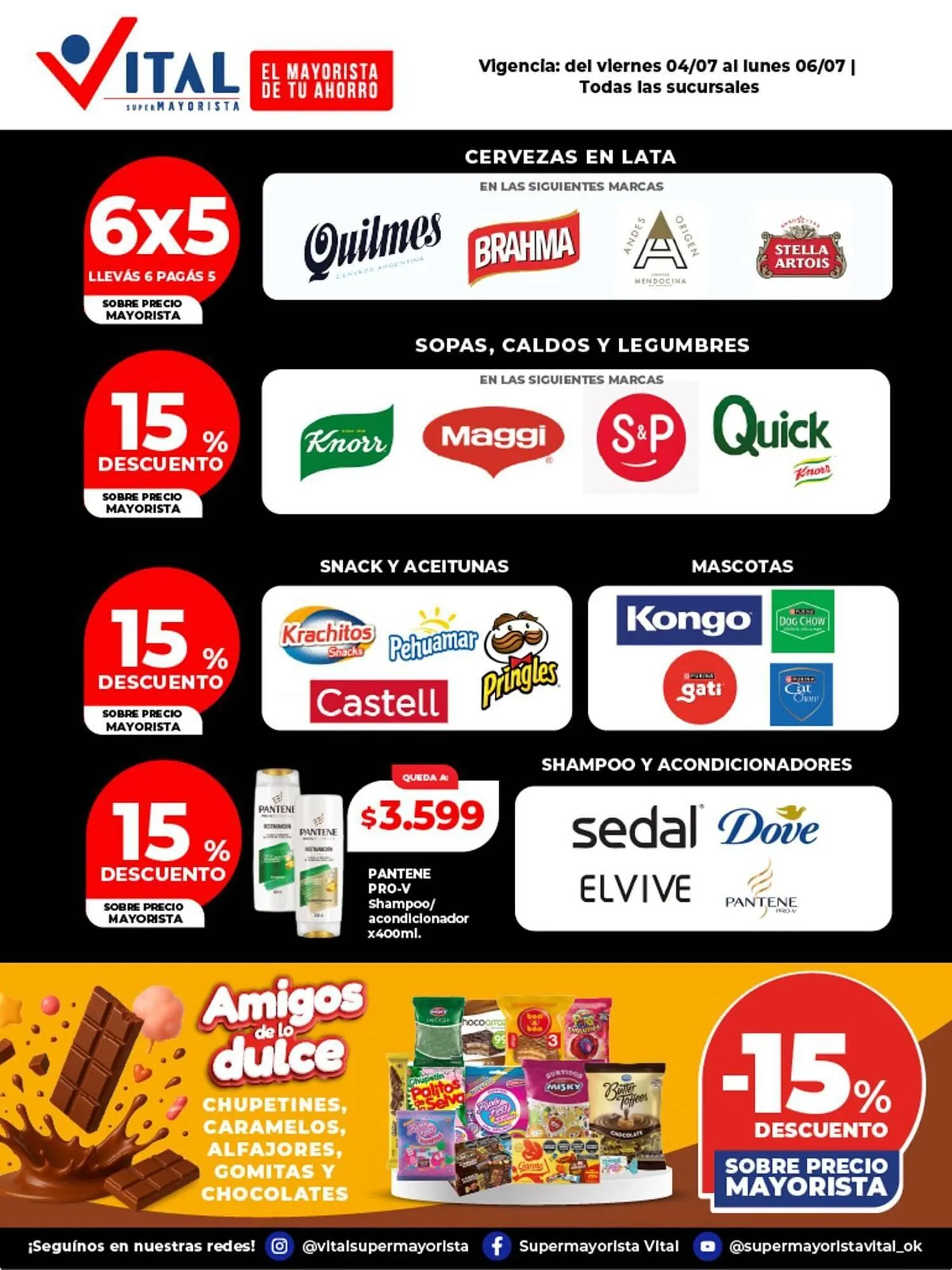 Ofertas de Catálogo Supermayorista Vital 4 de julio al 7 de julio 2025 - Página 3 del catálogo
