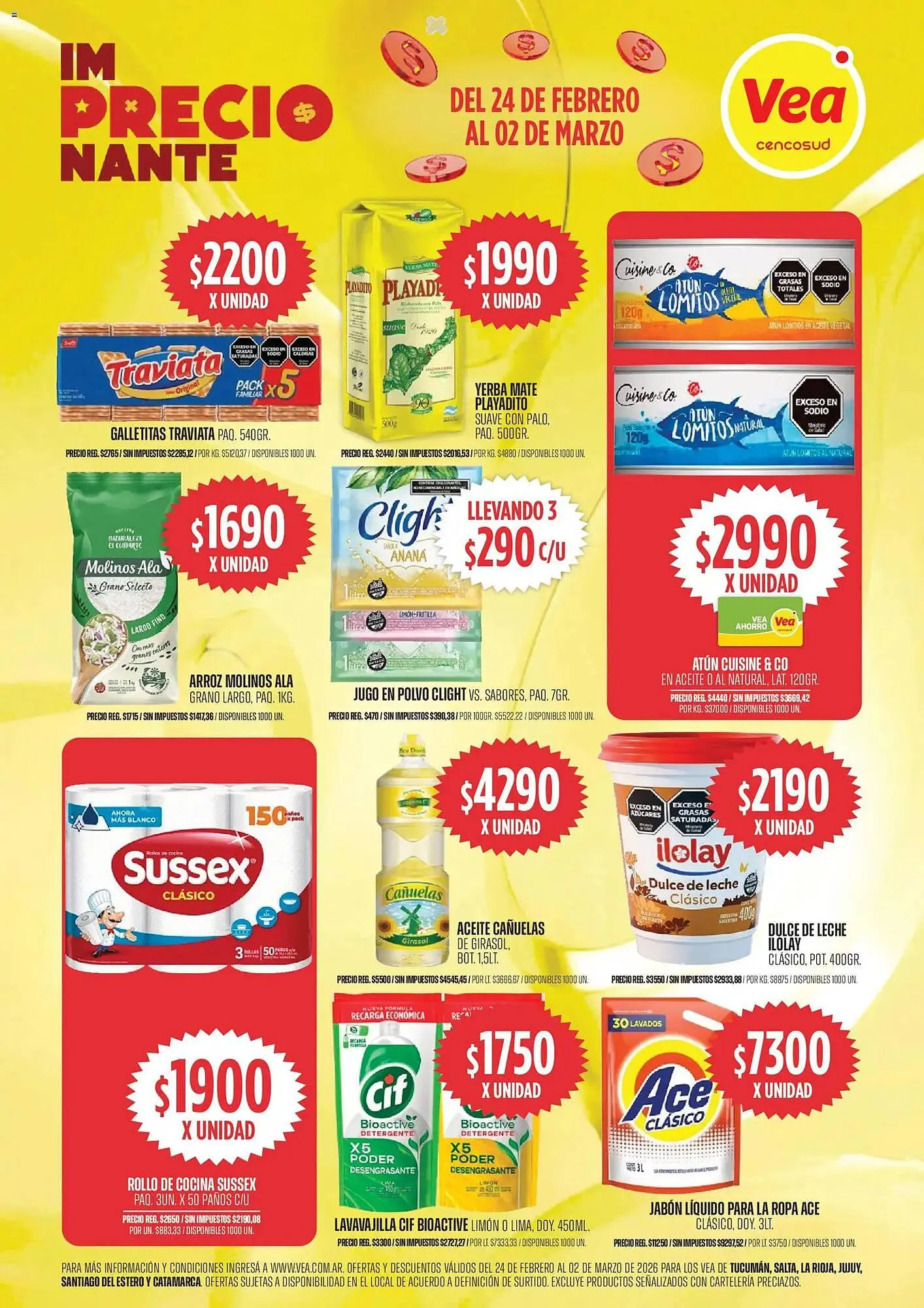 Ofertas de Catálogo Supermercados Vea 24 de febrero al 2 de marzo 2026 - Página 1 del catálogo
