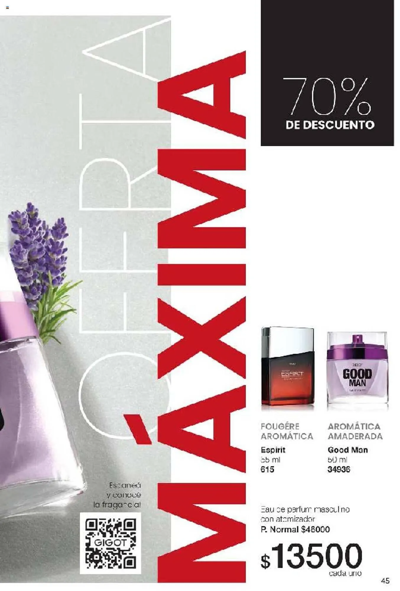 Ofertas de Catálogo Gigot 29 de julio al 11 de agosto 2024 - Página 45 del catálogo