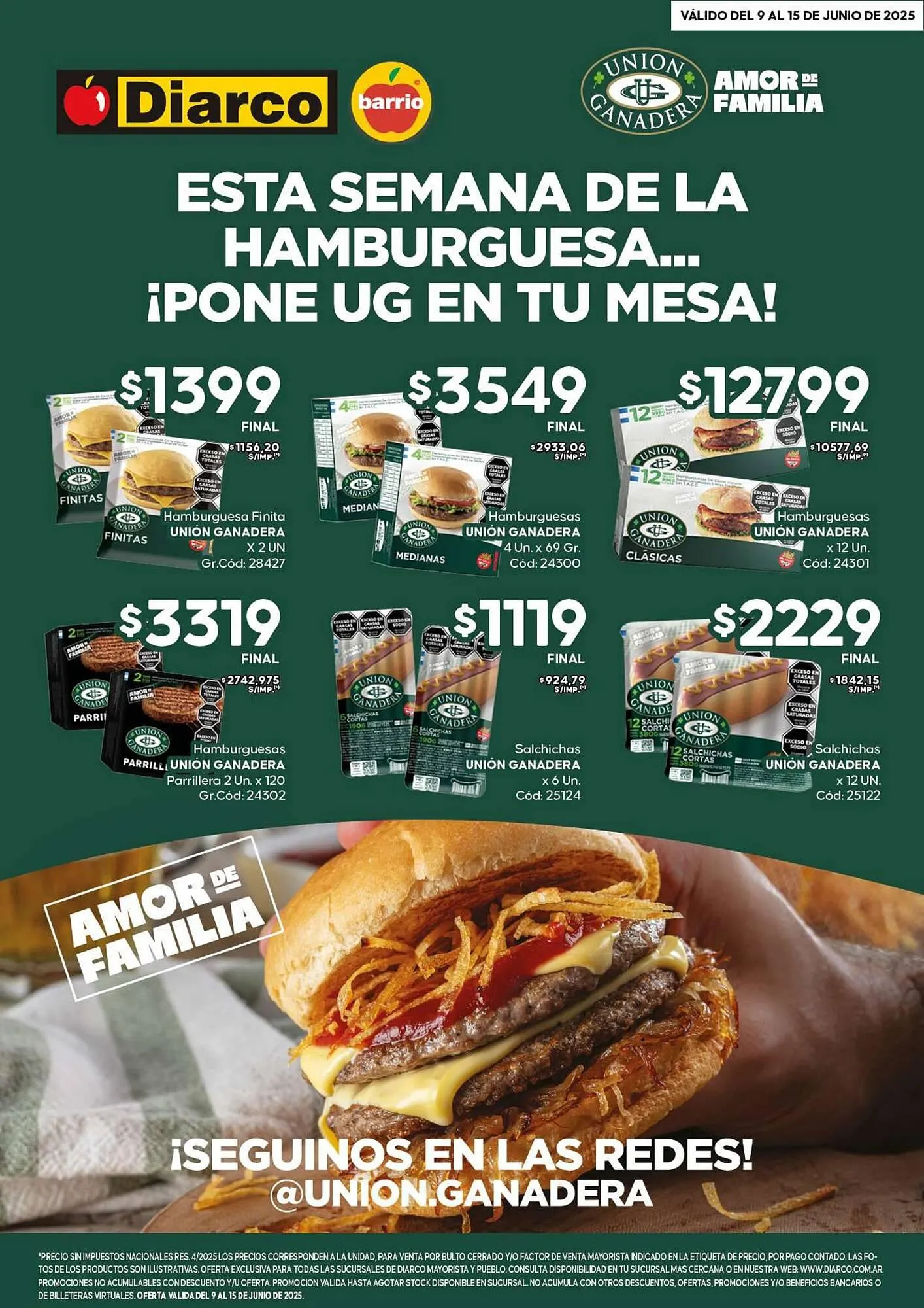 Ofertas de Catálogo Diarco 9 de junio al 15 de junio 2025 - Página 1 del catálogo