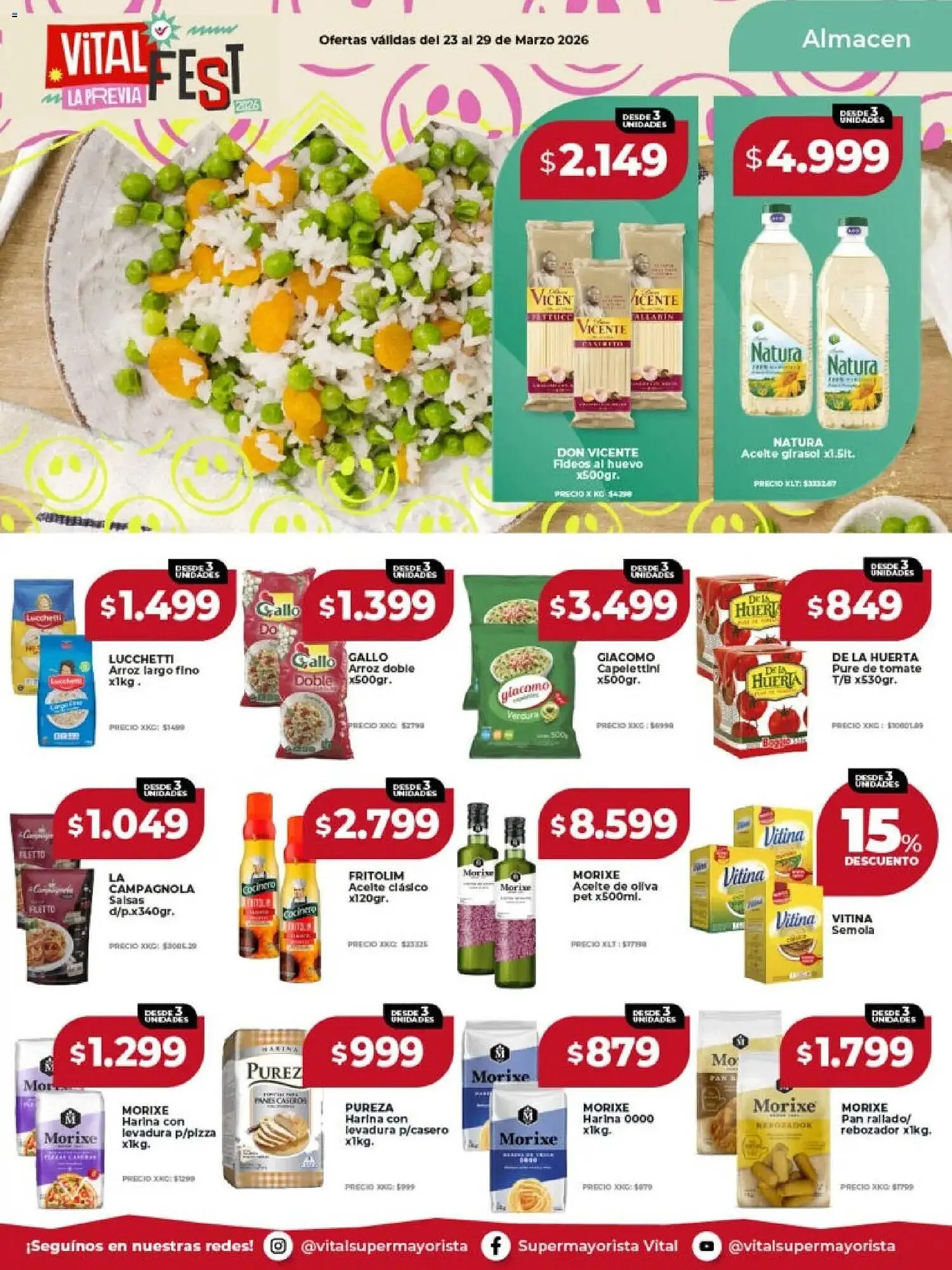 Ofertas de Catálogo Supermayorista Vital 23 de marzo al 29 de marzo 2026 - Página 12 del catálogo