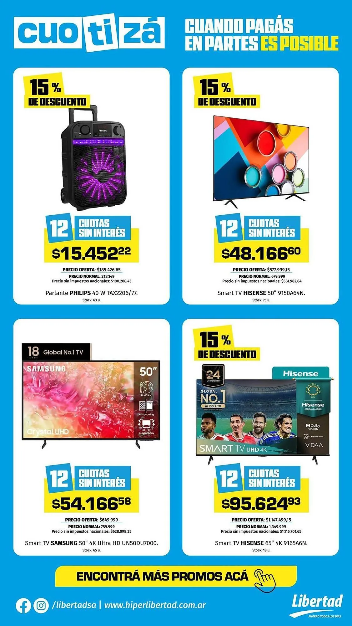 Ofertas de Catálogo Hipermercado Libertad 21 de julio al 27 de julio 2025 - Página 2 del catálogo