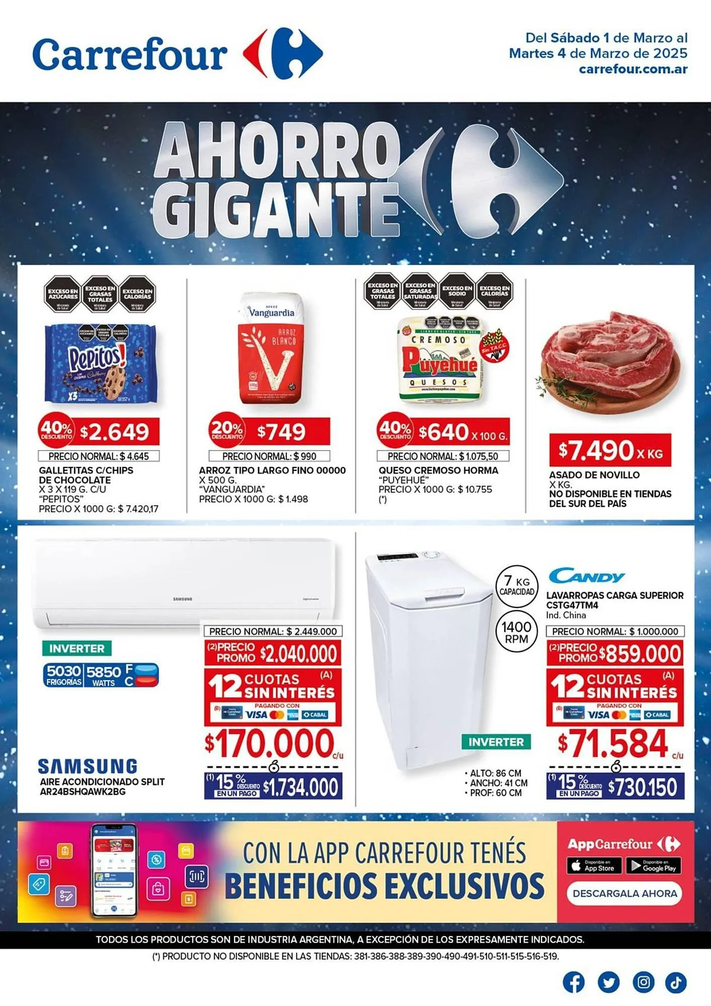 Ofertas de Catálogo Carrefour 2 de marzo al 4 de marzo 2025 - Página 1 del catálogo