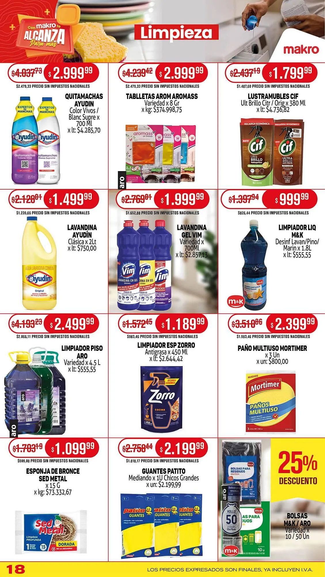 Ofertas de Catálogo Makro 24 de julio al 30 de julio 2025 - Página 18 del catálogo