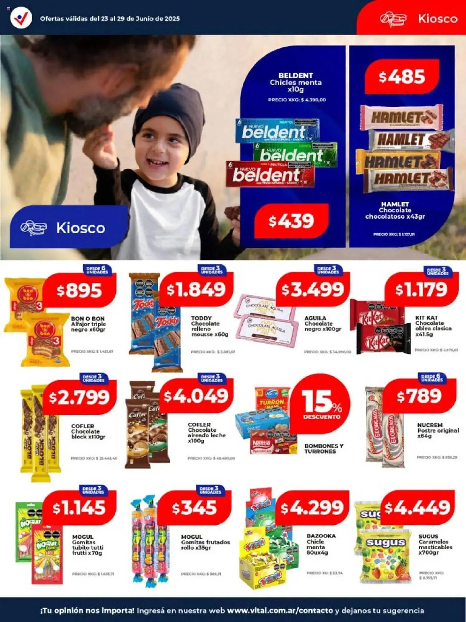 Ofertas de Catálogo Supermayorista Vital 23 de junio al 29 de junio 2025 - Página 19 del catálogo