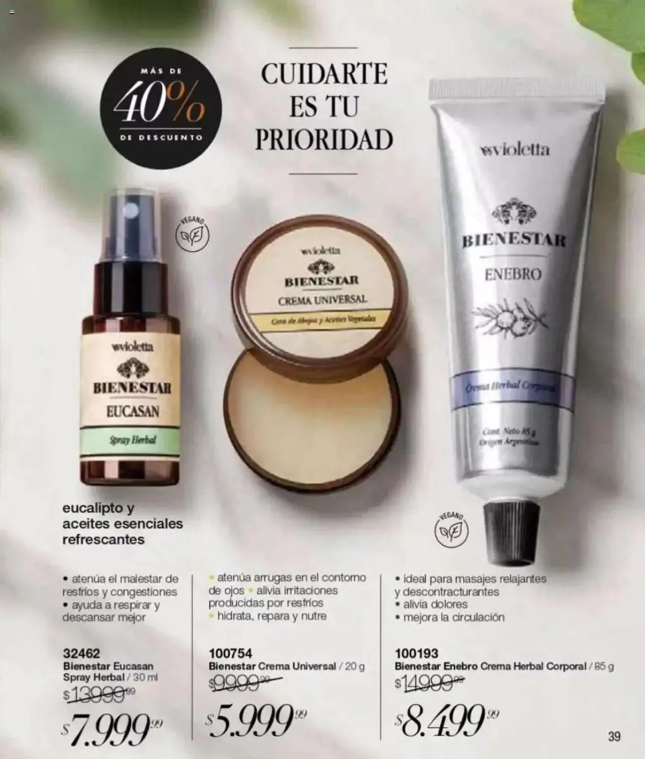 Ofertas de Violetta catálogo 4 de abril al 31 de diciembre 2024 - Página 39 del catálogo