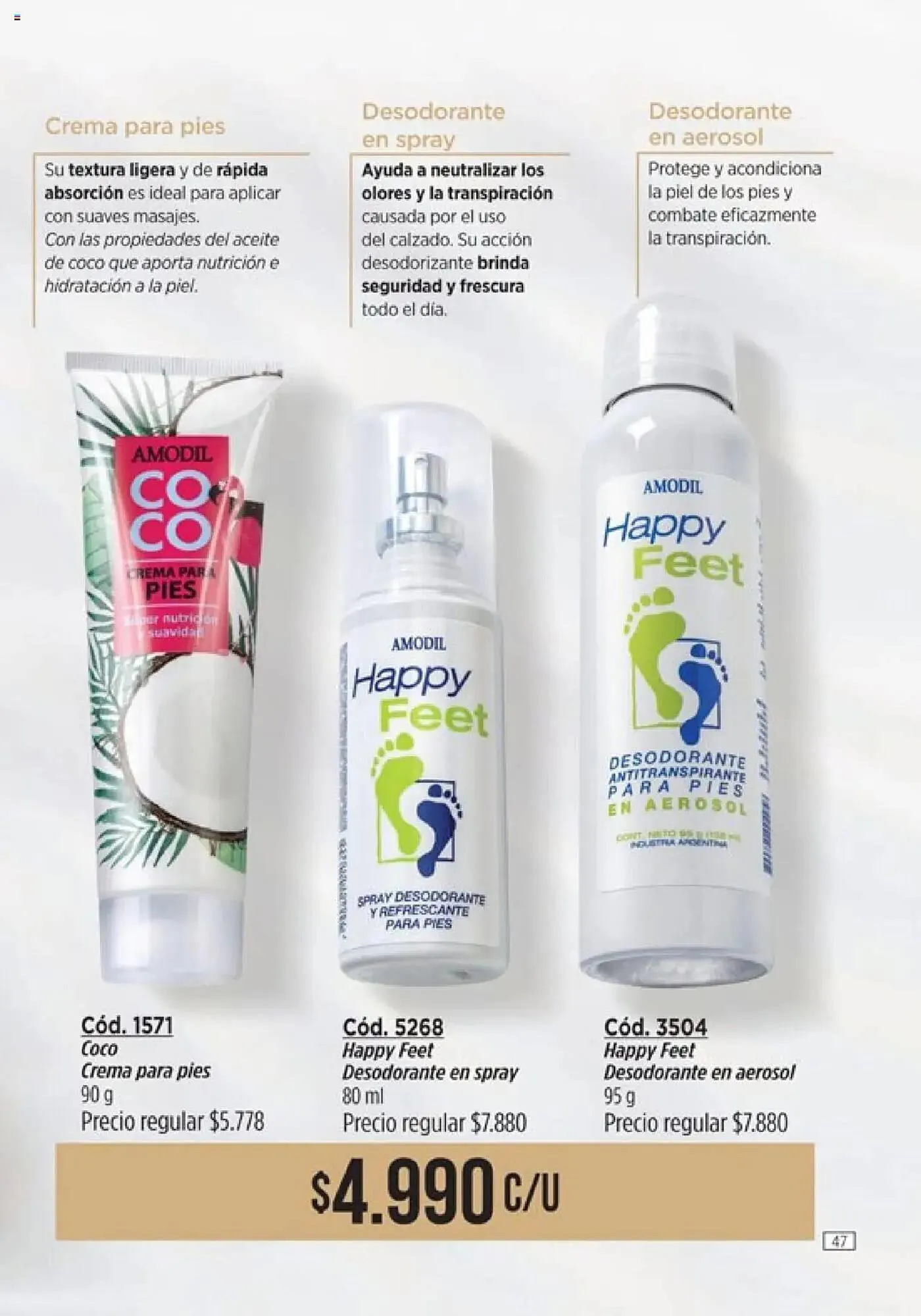 Ofertas de Catálogo Amodil 24 de marzo al 6 de abril 2025 - Página 47 del catálogo