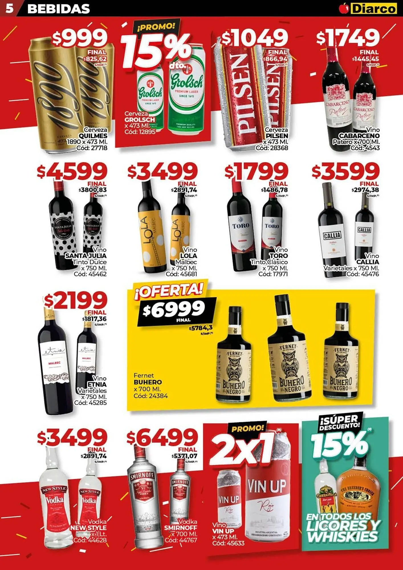 Ofertas de Catálogo Diarco 9 de junio al 16 de junio 2025 - Página 5 del catálogo
