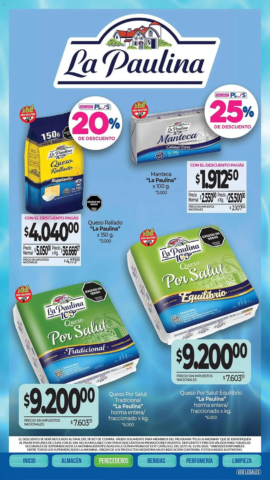 Ofertas de Catálogo La Anonima 2 de enero al 11 de enero 2026 - Página 20 del catálogo
