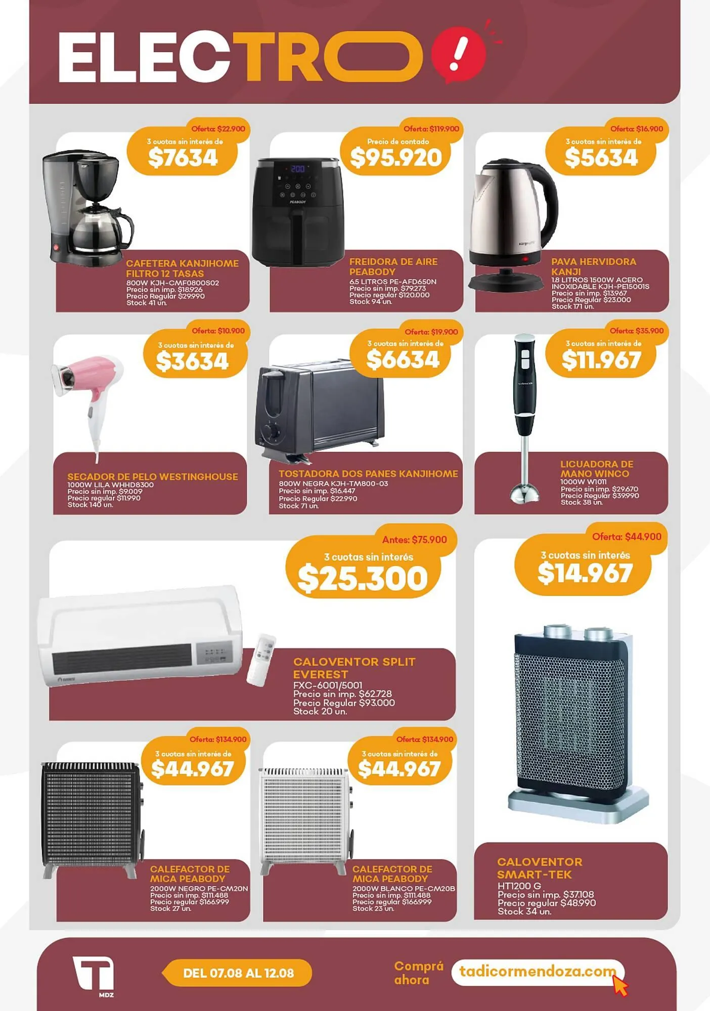 Ofertas de Catálogo Supermercados Tadicor 6 de agosto al 14 de agosto 2025 - Página 11 del catálogo