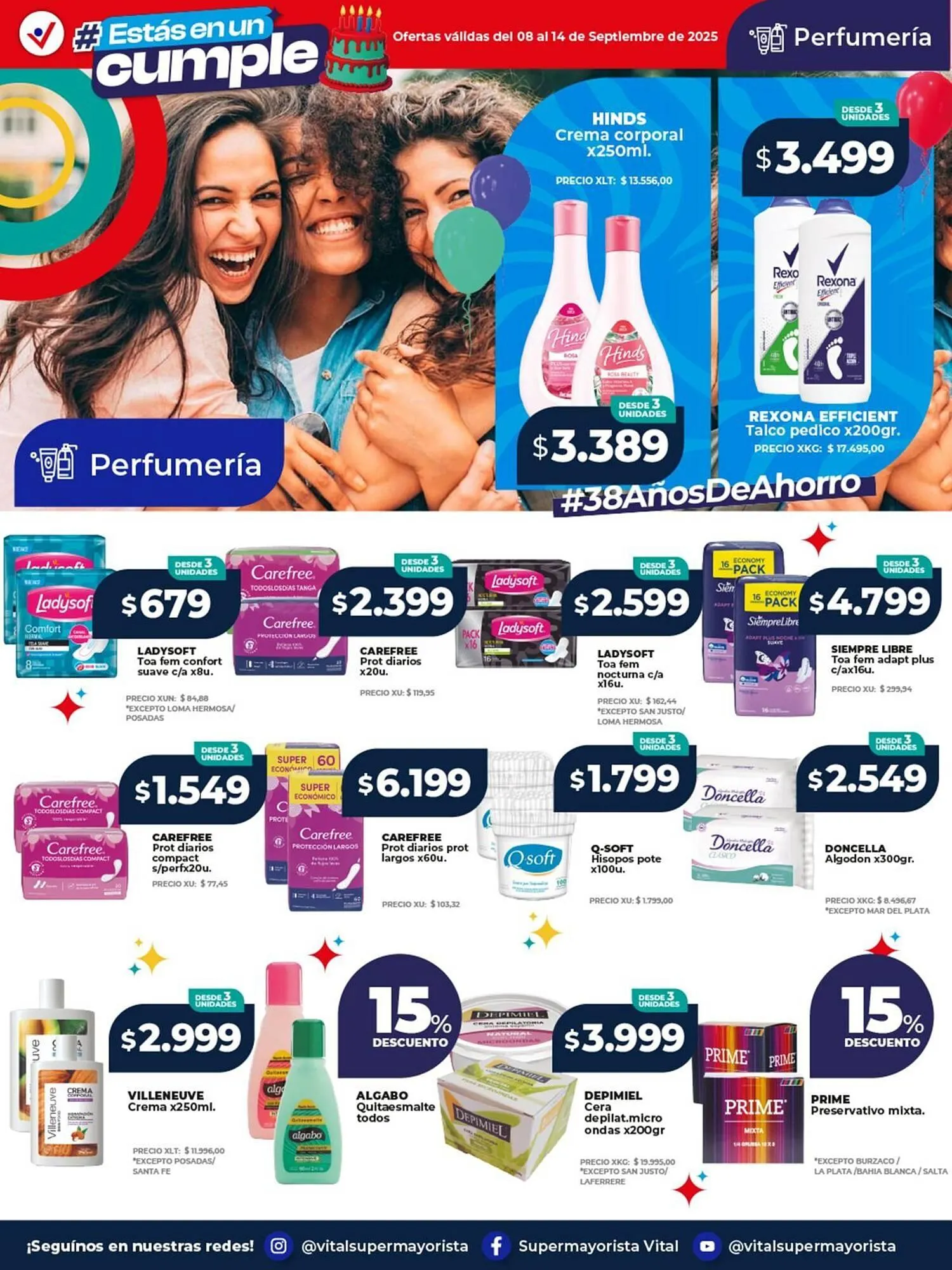 Ofertas de Catálogo Supermayorista Vital 8 de septiembre al 14 de septiembre 2025 - Página 4 del catálogo