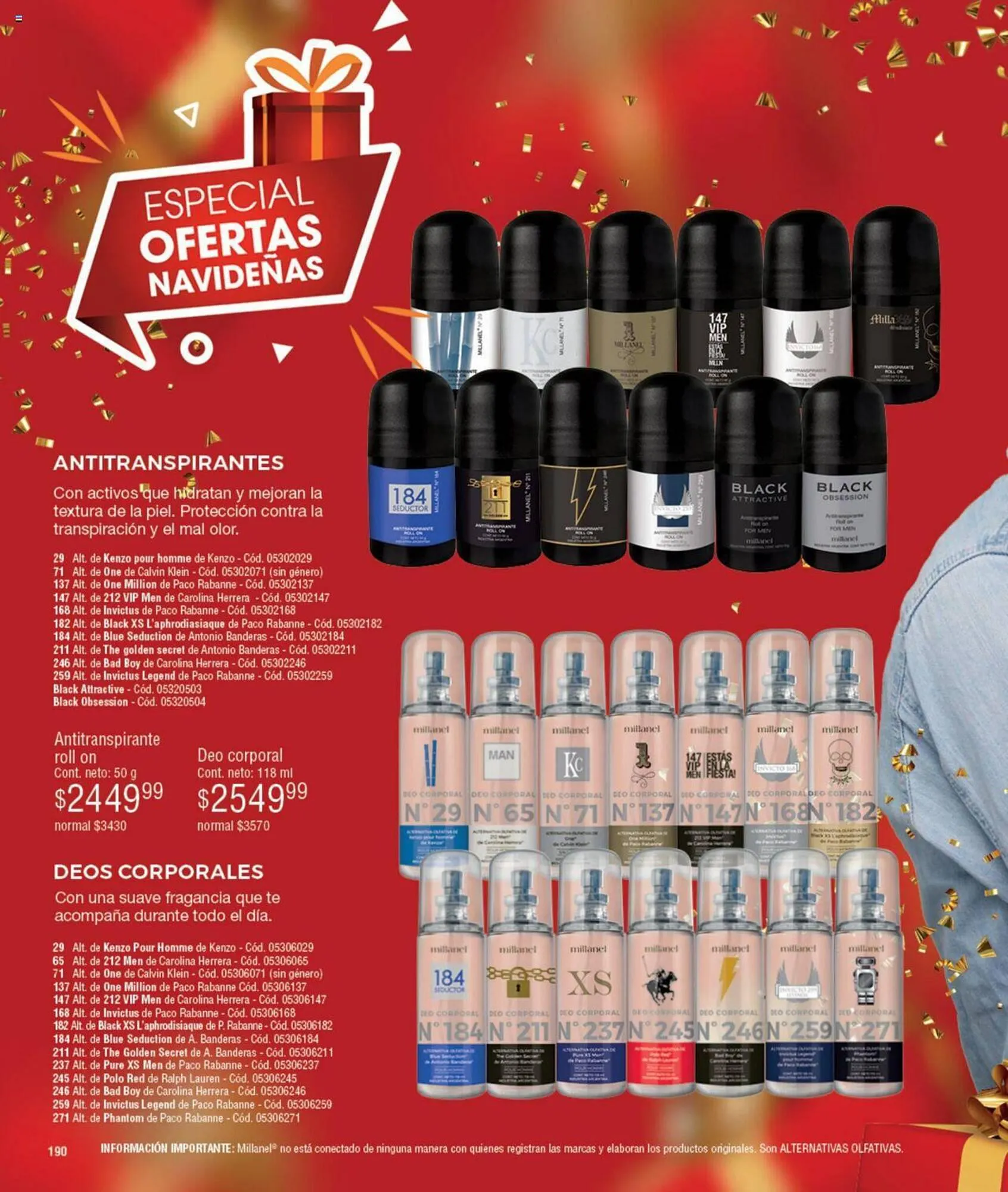 Ofertas de Catálogo Millanel Cosmética 13 de noviembre al 10 de diciembre 2023 - Página 190 del catálogo