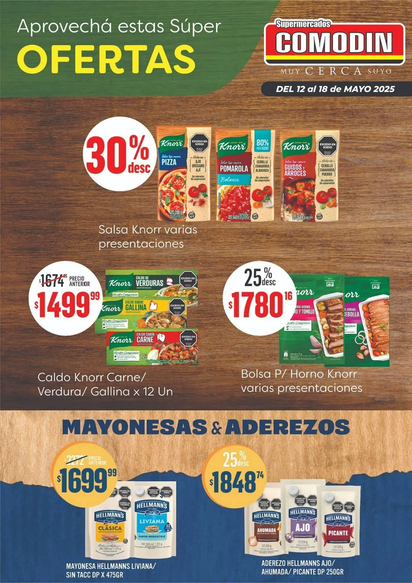 Ofertas de Catálogo Supermercados Comodin 12 de mayo al 18 de mayo 2025 - Página 1 del catálogo