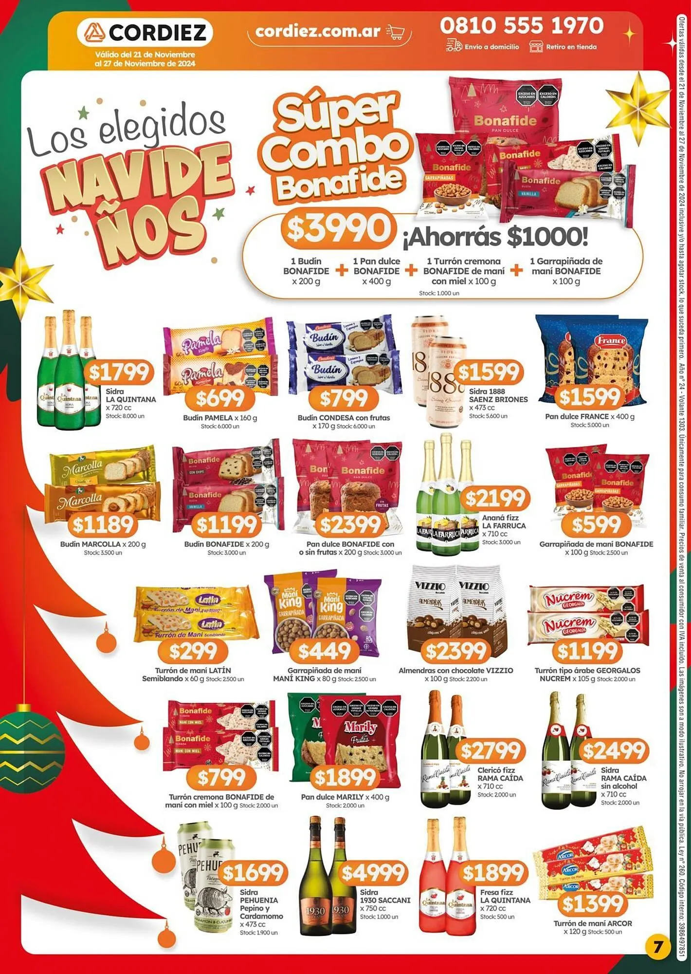 Ofertas de Catálogo Cordiez 21 de noviembre al 5 de diciembre 2024 - Página 7 del catálogo