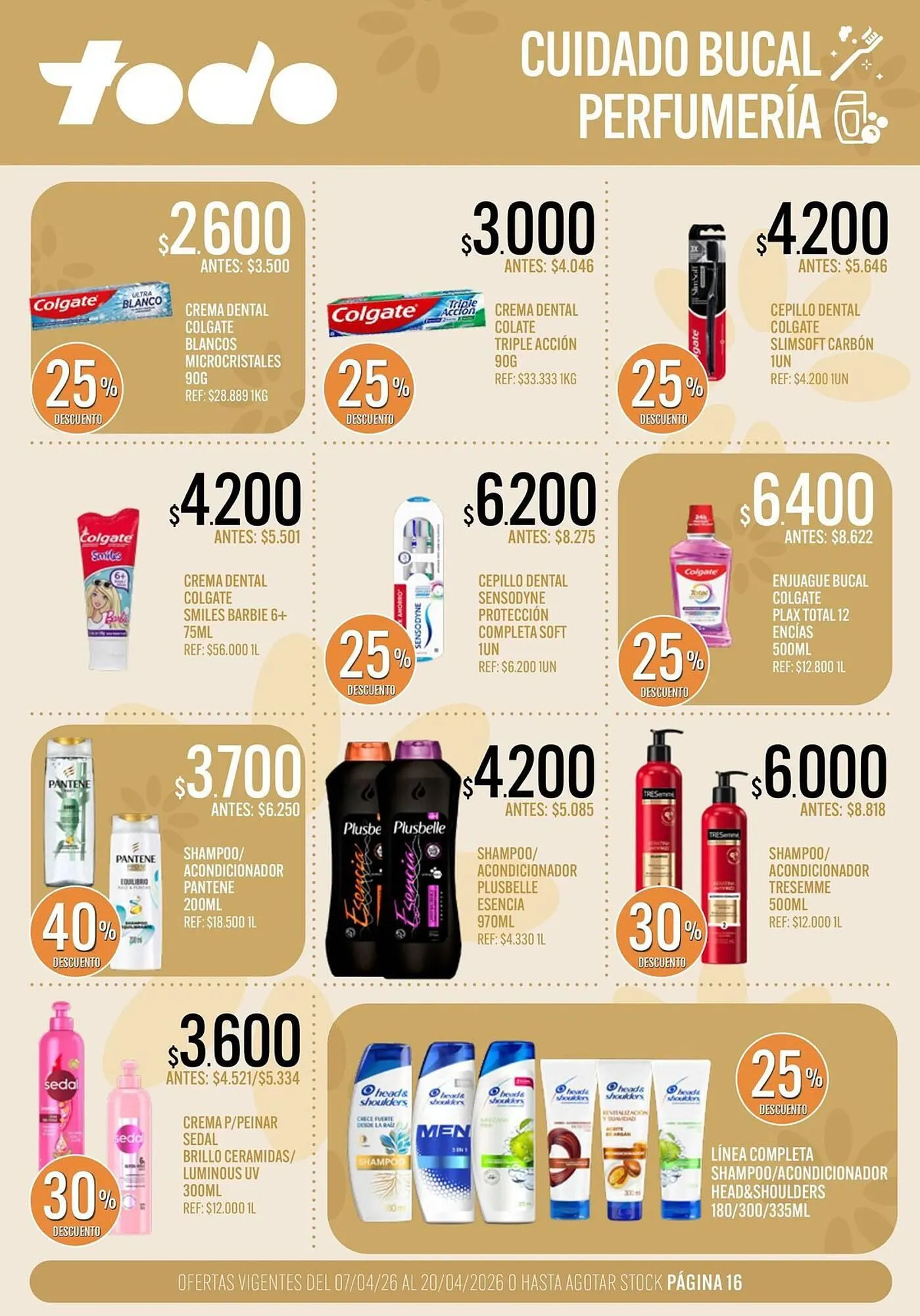 Ofertas de Catálogo Supermercados Todo 7 de abril al 20 de abril 2026 - Página 16 del catálogo