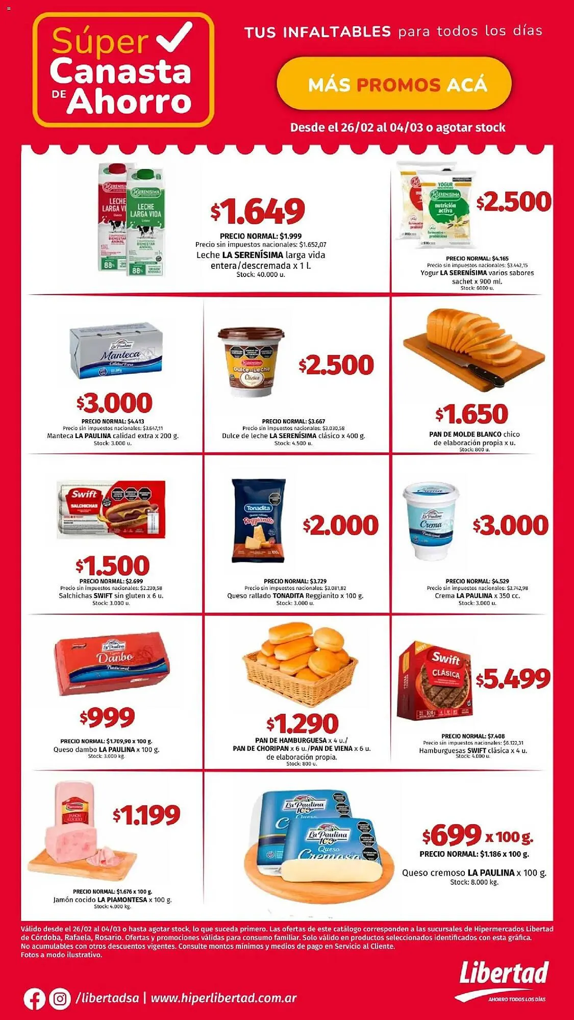 Ofertas de Catálogo Hipermercado Libertad 26 de febrero al 5 de marzo 2026 - Página 4 del catálogo
