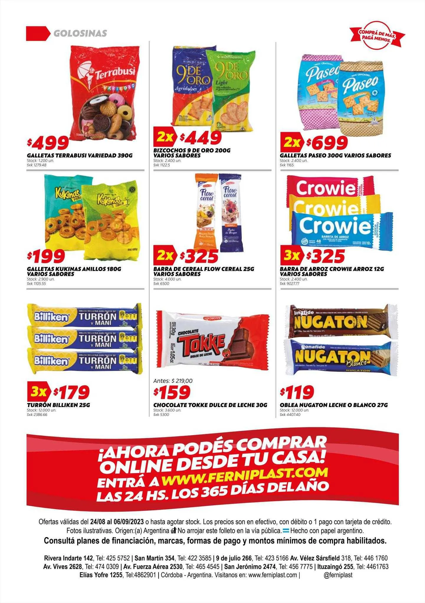 Ofertas de Catálogo Ferniplast 24 de agosto al 5 de septiembre 2023 - Página 8 del catálogo