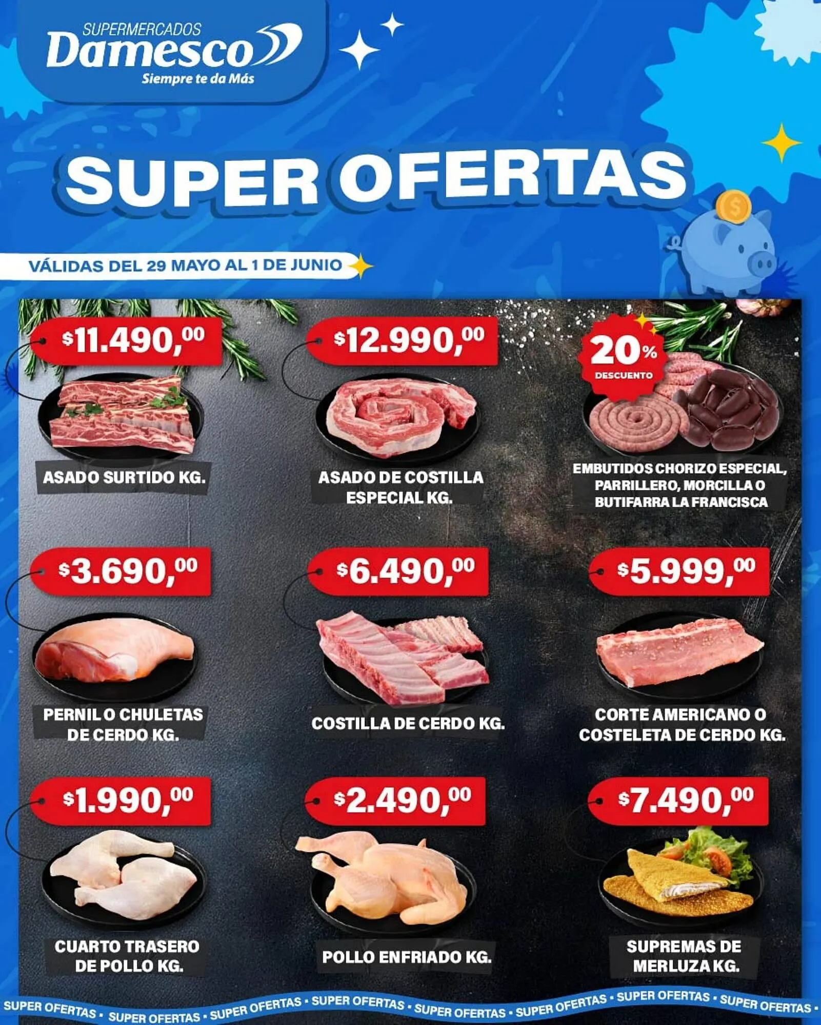 Ofertas de Catálogo Supermercados Damesco 29 de mayo al 1 de junio 2025 - Página 1 del catálogo