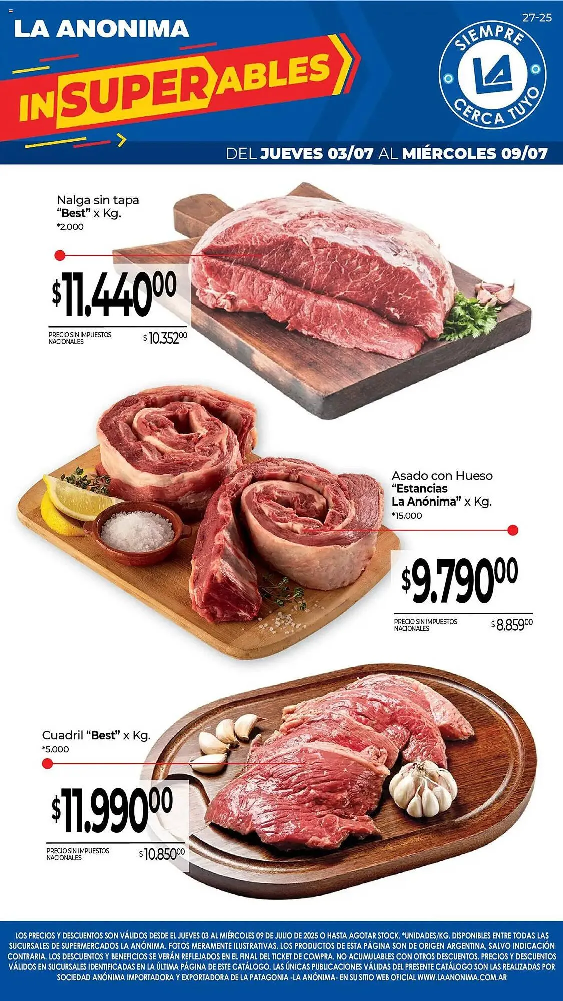 Ofertas de Catálogo La Anonima 3 de julio al 9 de julio 2025 - Página 1 del catálogo