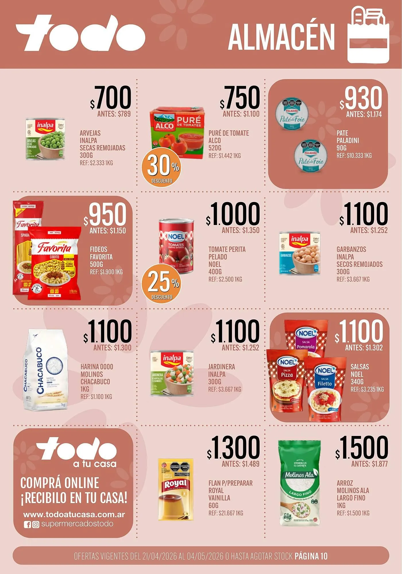 Ofertas de Catálogo Supermercados Todo 21 de abril al 4 de mayo 2026 - Página 10 del catálogo