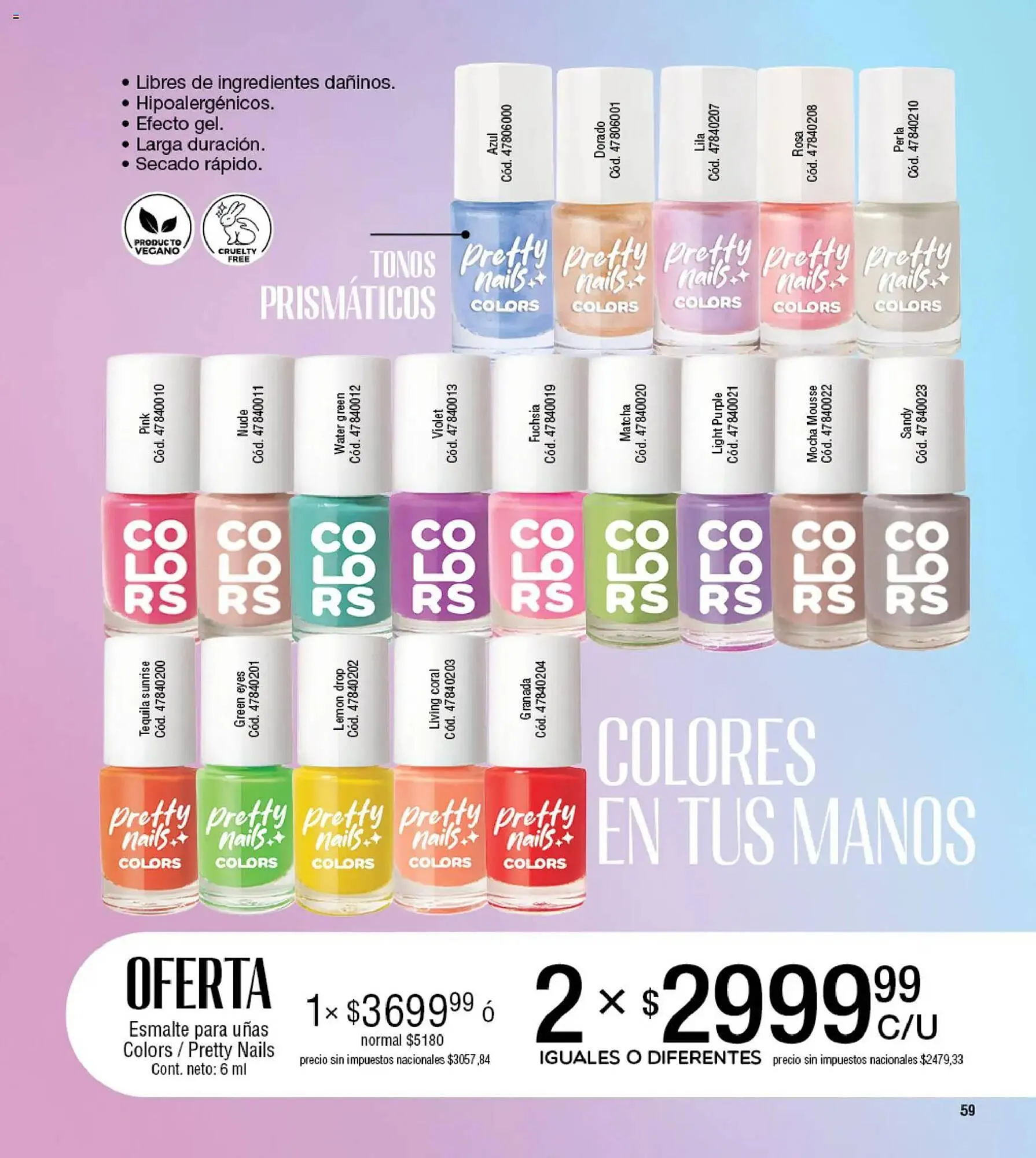 Ofertas de Catálogo Millanel Cosmética 27 de abril al 25 de mayo 2026 - Página 59 del catálogo