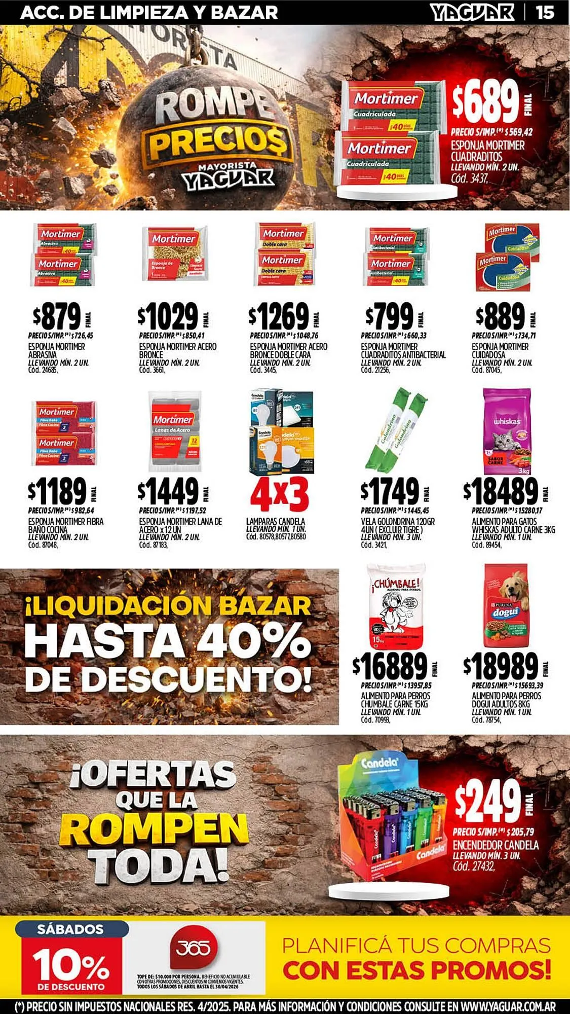 Ofertas de Catálogo Supermercados Yaguar 27 de abril al 3 de mayo 2026 - Página 15 del catálogo