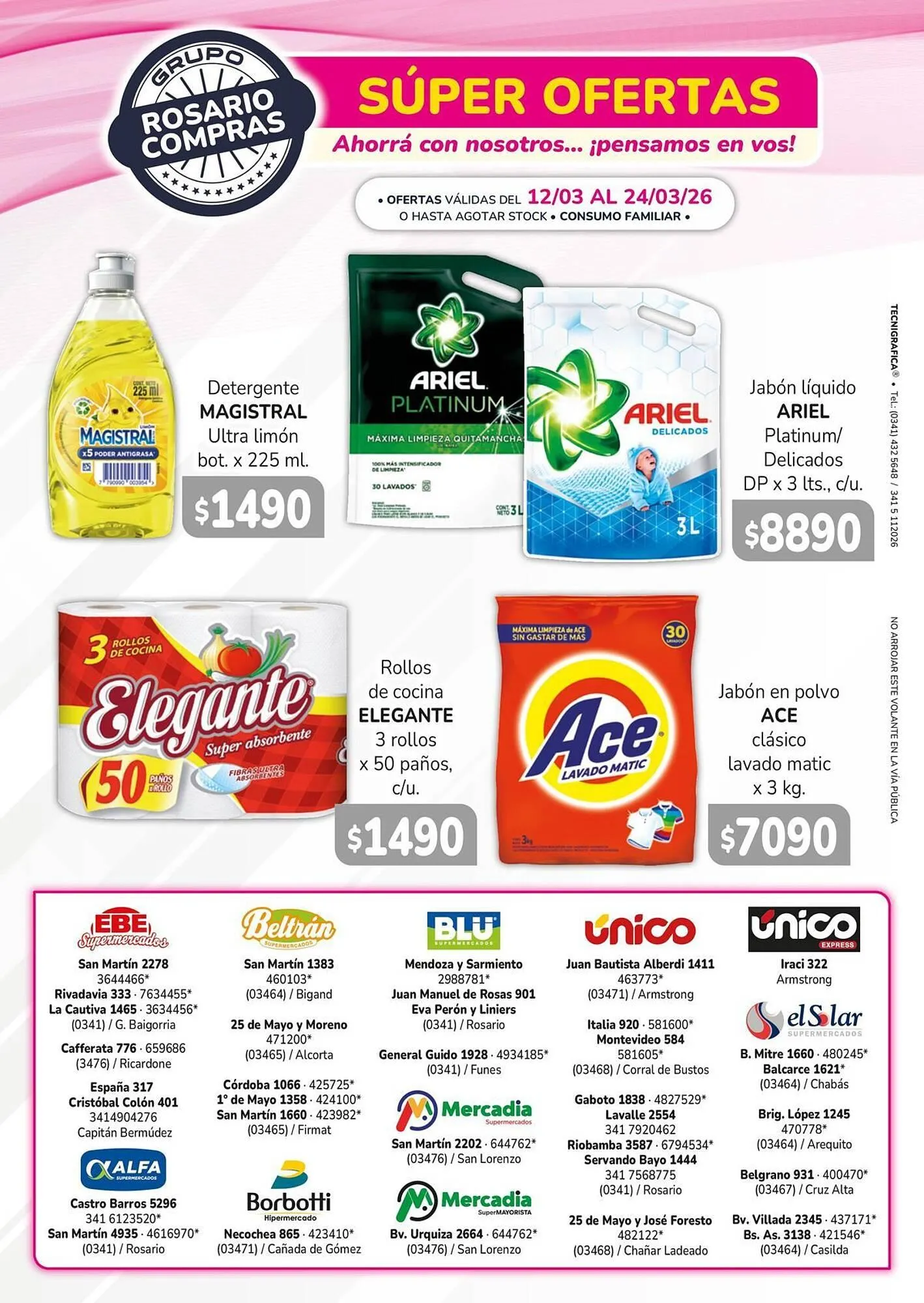 Ofertas de Catálogo Unico Supermercados 12 de marzo al 24 de marzo 2026 - Página 8 del catálogo