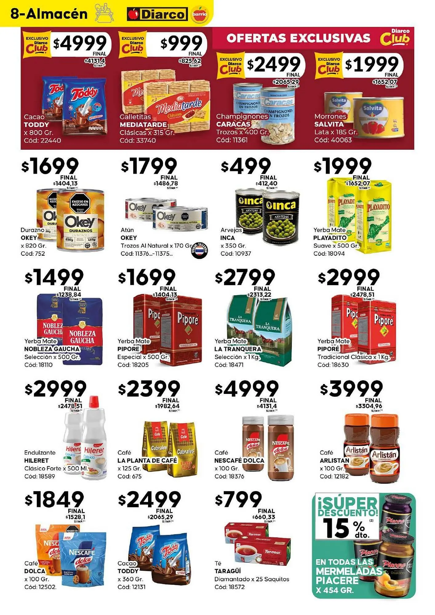 Ofertas de Catálogo Diarco 19 de mayo al 25 de mayo 2025 - Página 8 del catálogo