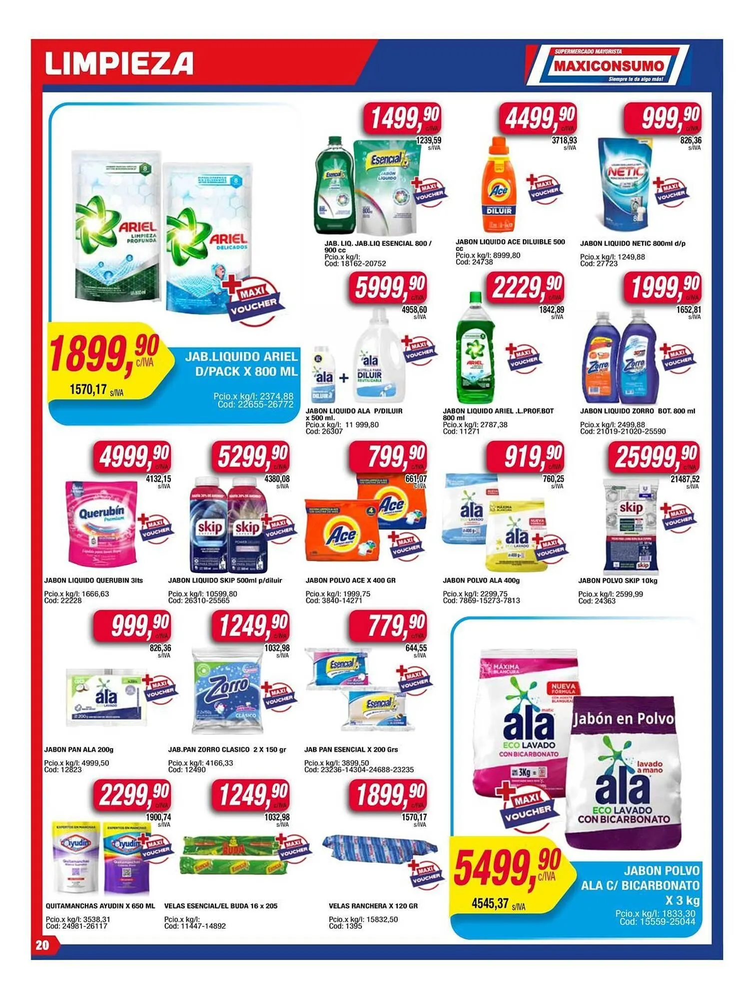 Ofertas de Catálogo Maxiconsumo 4 de agosto al 10 de agosto 2025 - Página 20 del catálogo