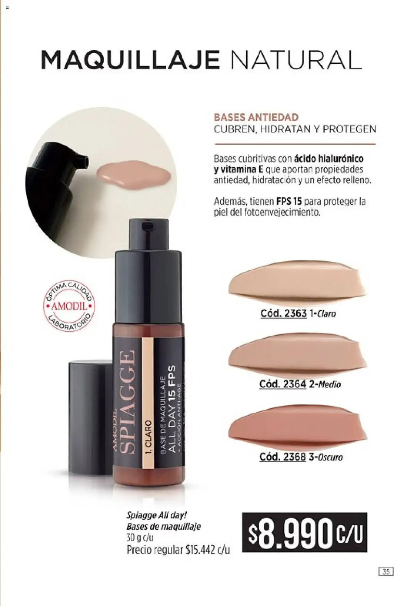 Ofertas de Catálogo Amodil 18 de julio al 31 de julio 2025 - Página 35 del catálogo