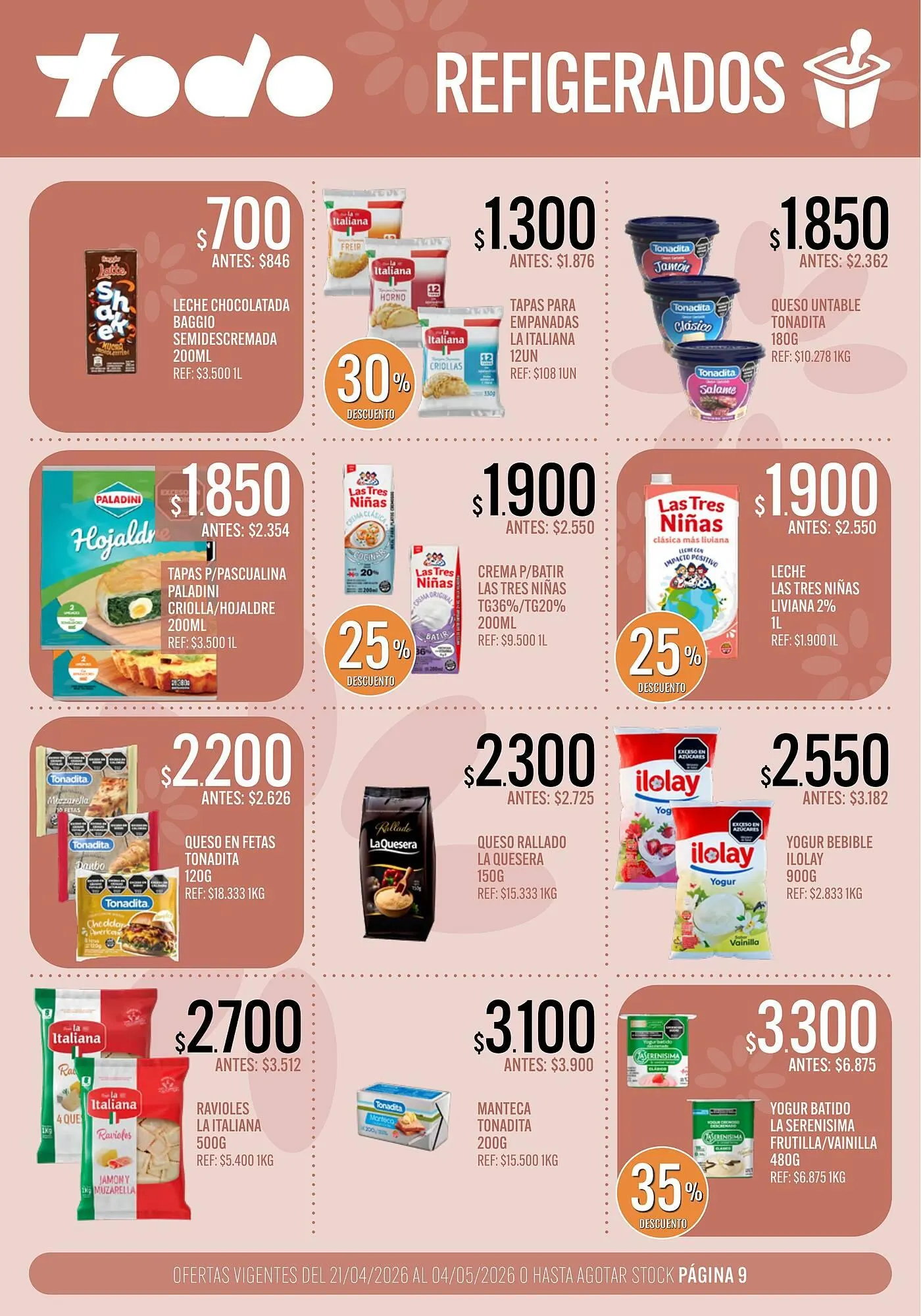 Ofertas de Catálogo Supermercados Todo 21 de abril al 4 de mayo 2026 - Página 9 del catálogo