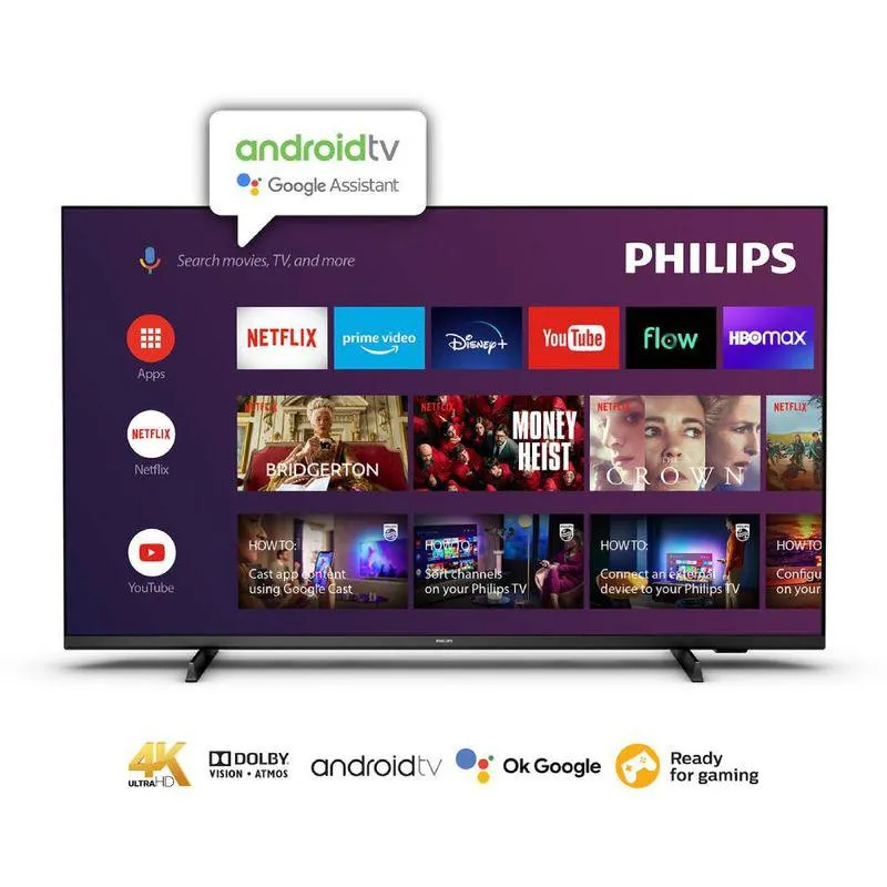 SMART TV ANDROID PHILIPS 50 PULGADAS 4K UHD 50PUD7406/77