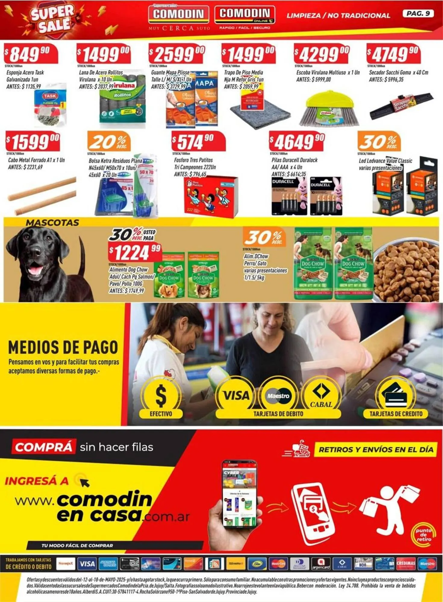Ofertas de Catálogo Supermercados Comodin 12 de mayo al 18 de mayo 2025 - Página 9 del catálogo