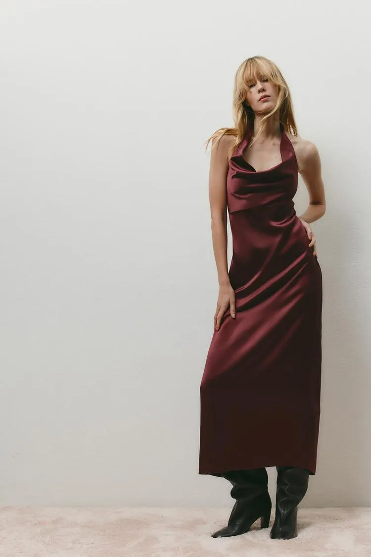 VESTIDO MIDI TERCIOPELO