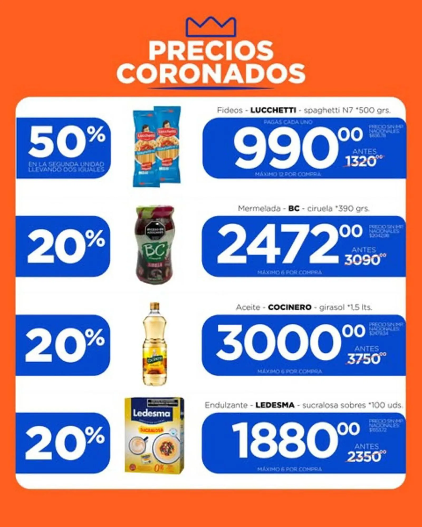 Ofertas de Catálogo Supermercados Monarca 9 de abril al 30 de abril 2025 - Página 7 del catálogo