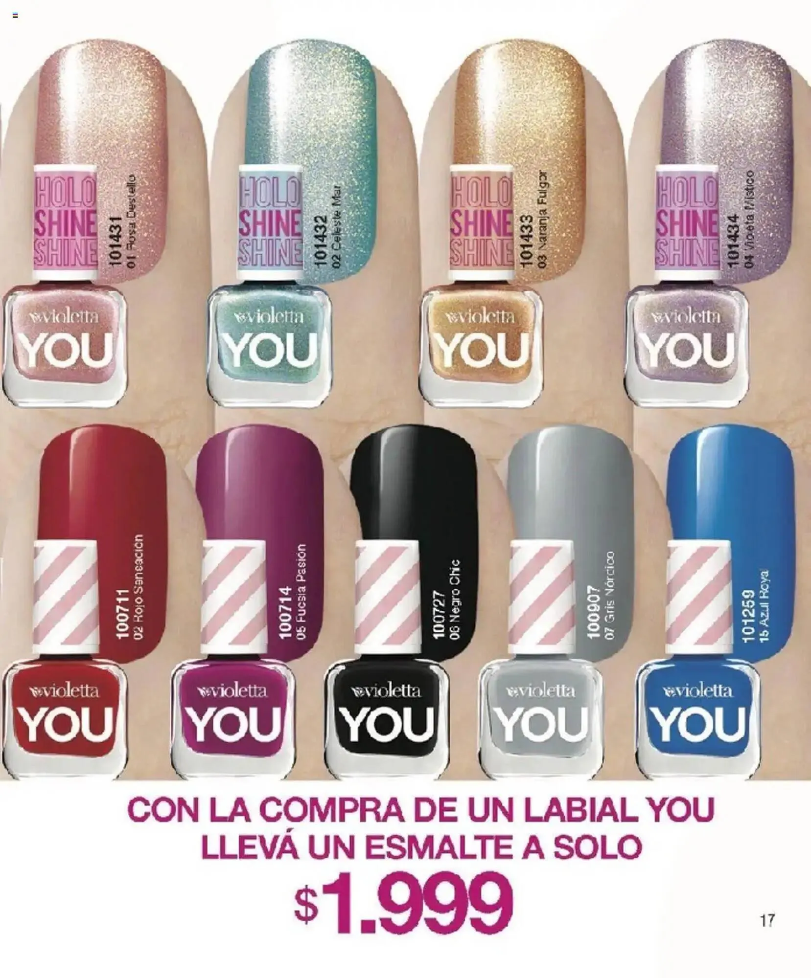 Ofertas de Catálogo Violetta Cosméticos 7 de marzo al 20 de marzo 2025 - Página 17 del catálogo