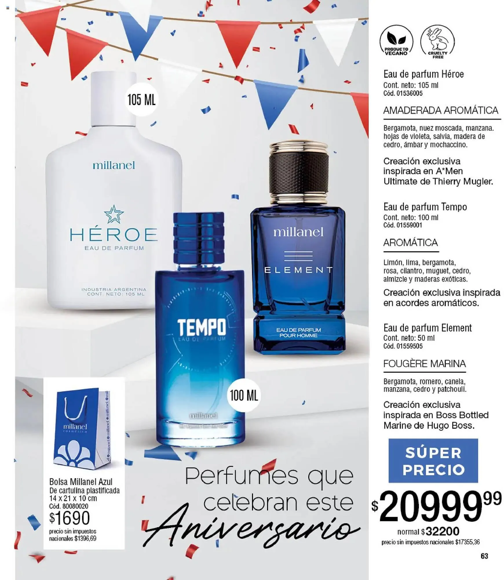 Ofertas de Catálogo Millanel Cosmética 30 de marzo al 27 de abril 2026 - Página 63 del catálogo