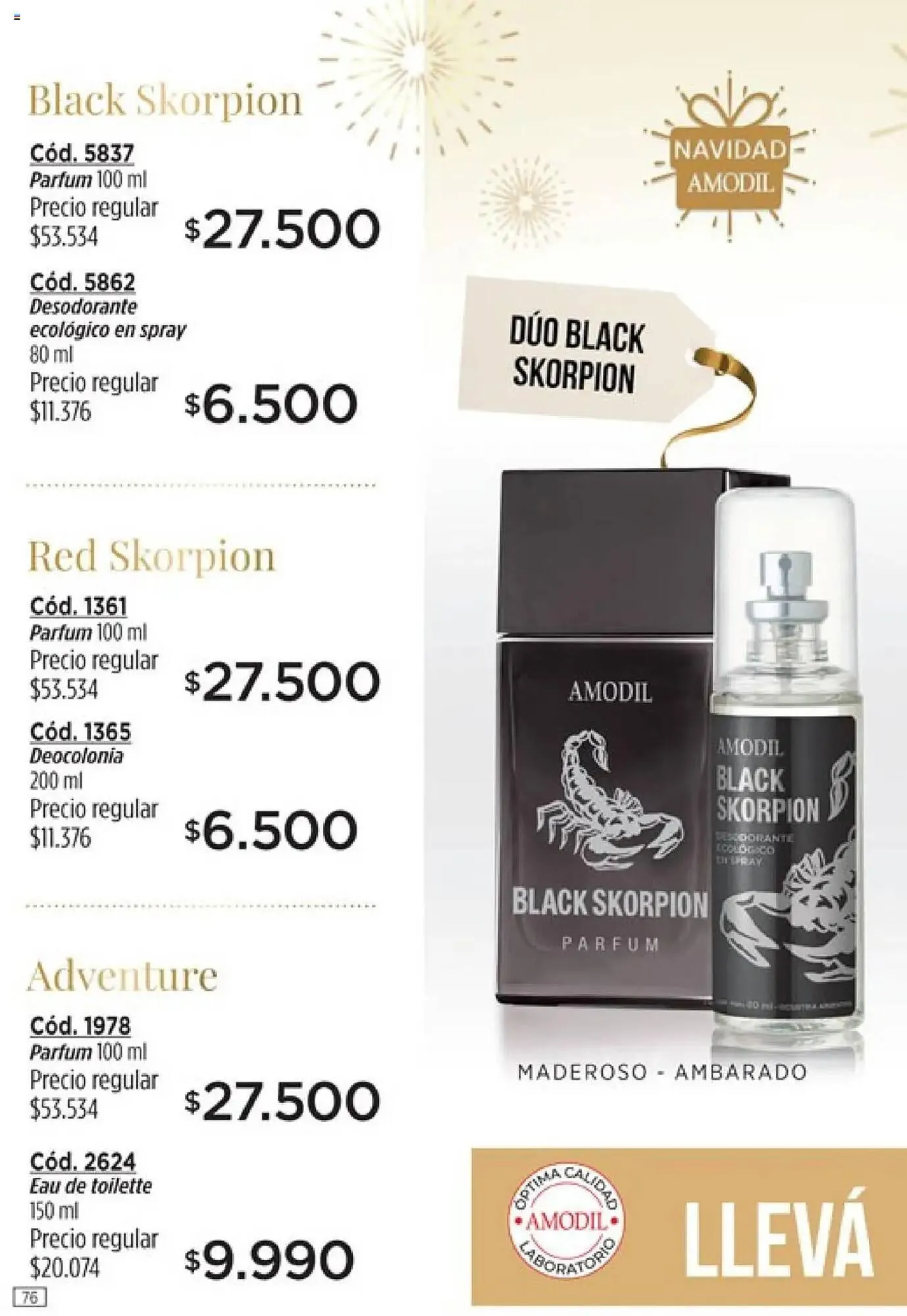 Ofertas de Catálogo Amodil 14 de octubre al 1 de diciembre 2025 - Página 76 del catálogo